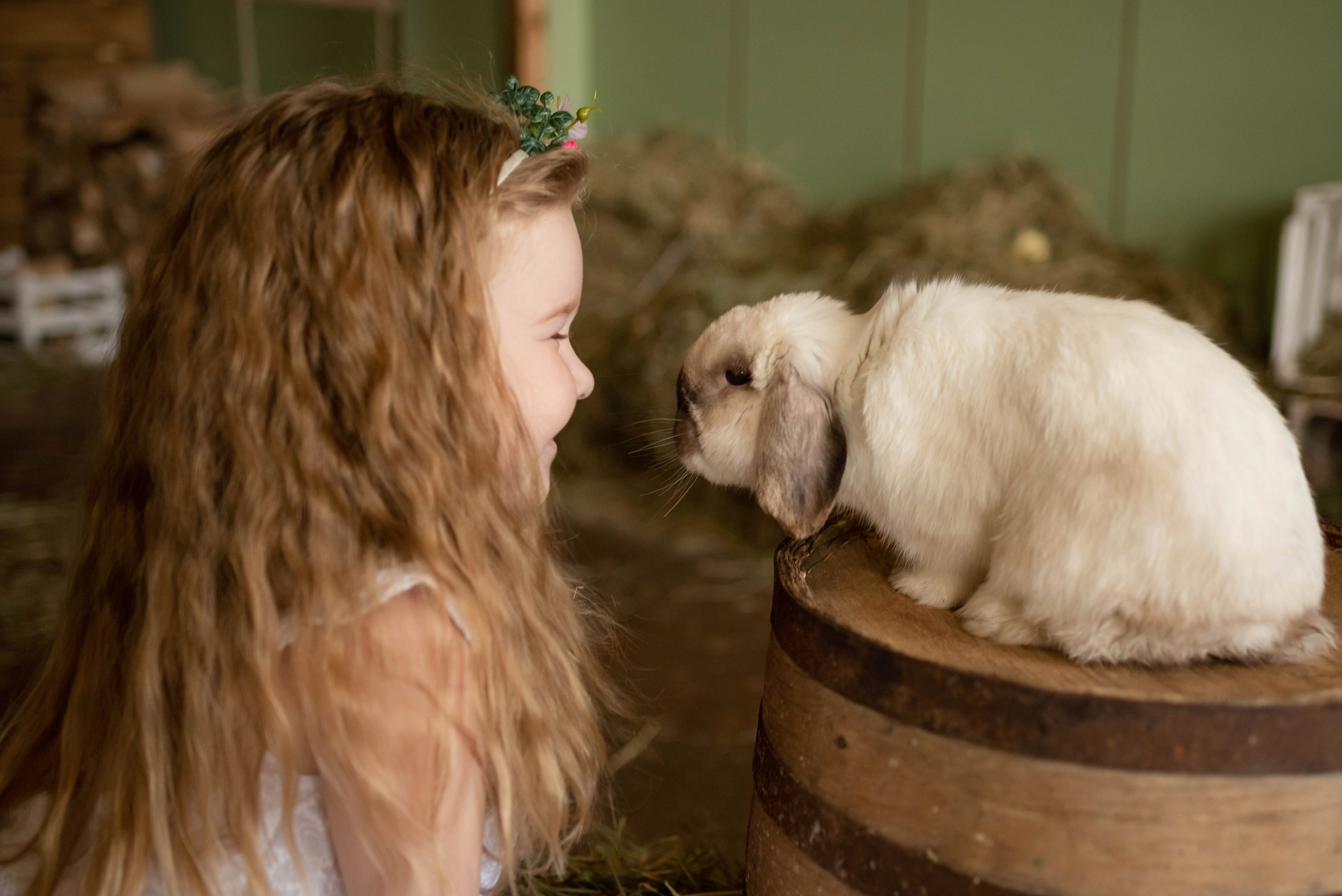 Машенька с утятами. Семейный и детский фотограф Оля в Тюмени