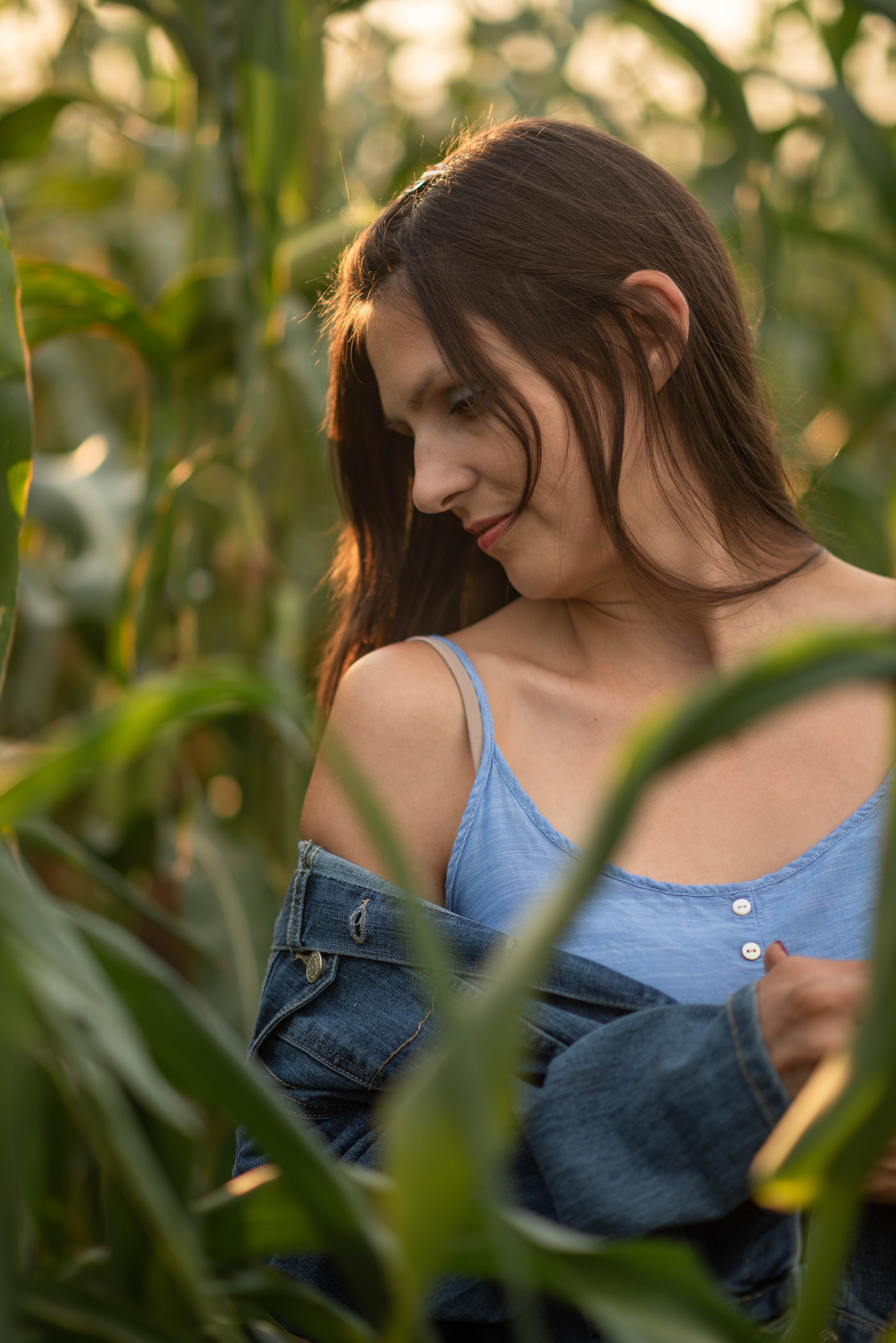 Съемка для Лилии в кукурузе. Семейный и детский фотограф Оля в Тюмени
