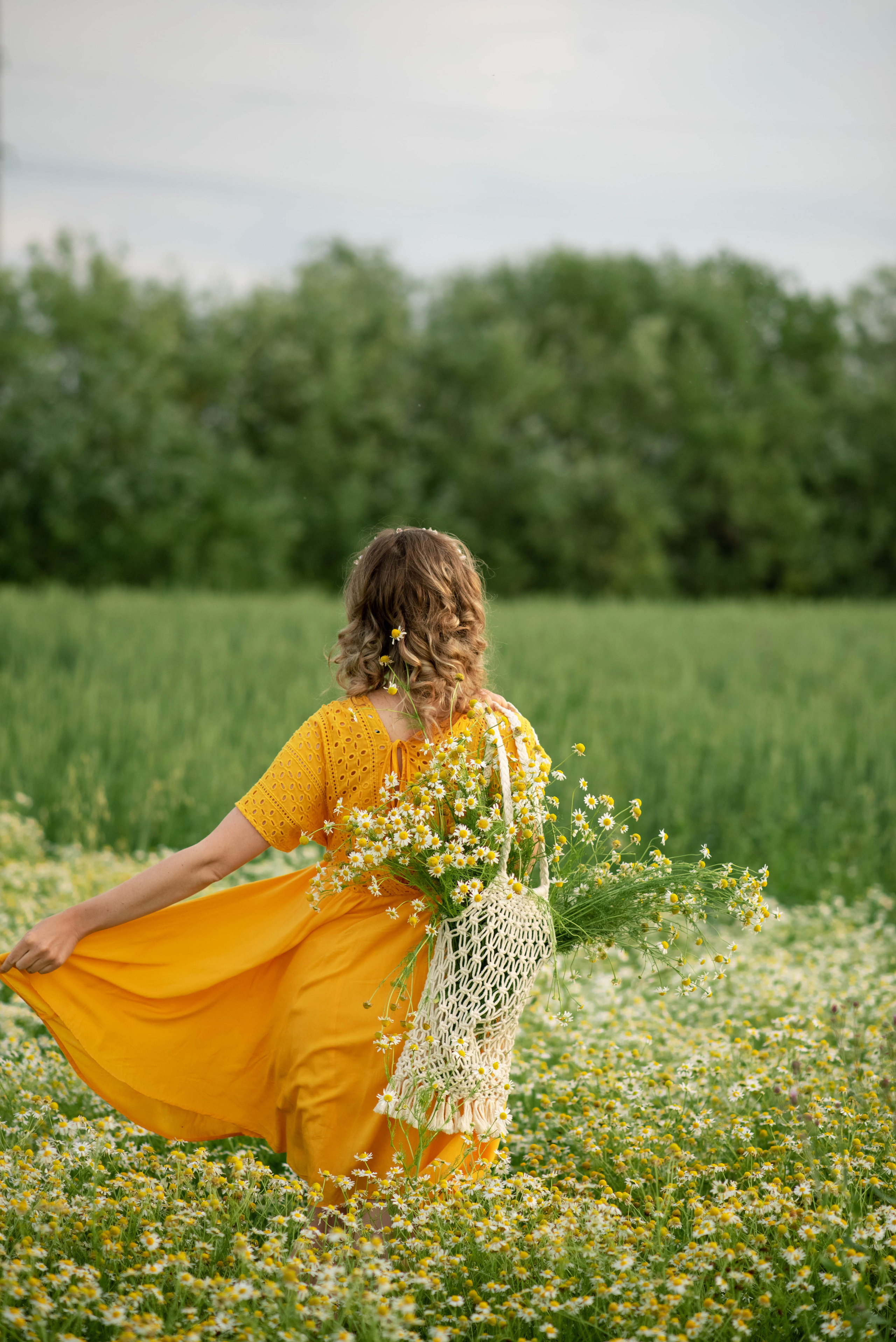 Миша, Настя и Рафаэль в ромашках. Семейный и детский фотограф Оля в Тюмени