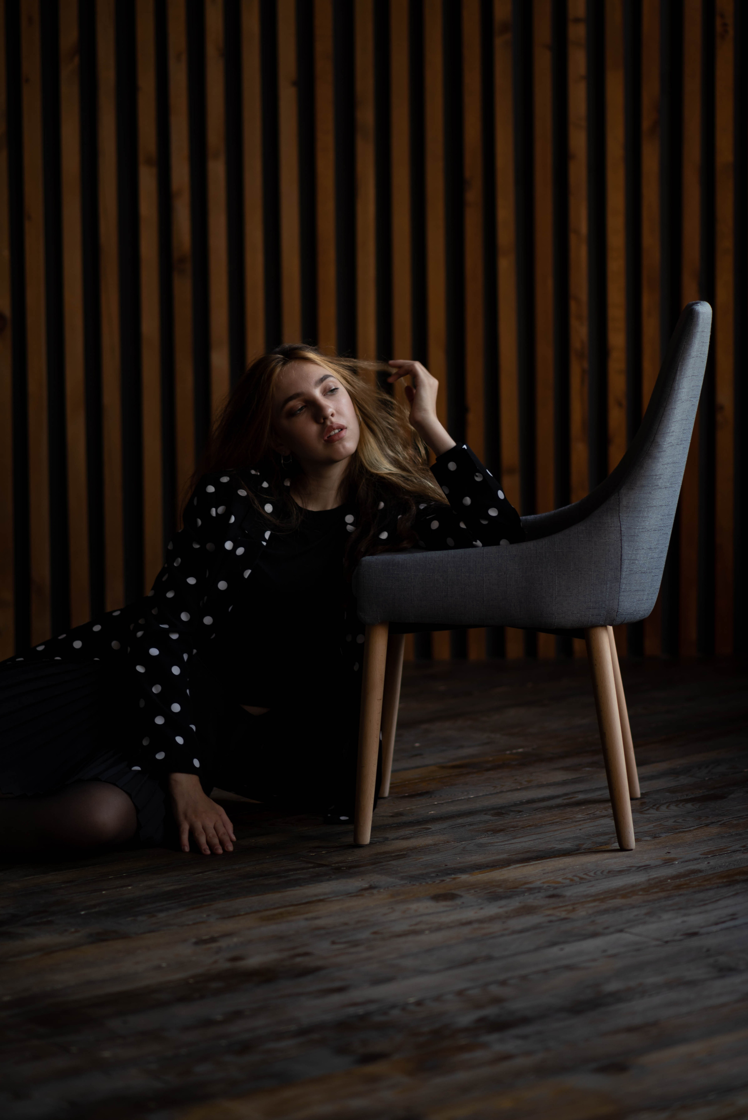 Лена в студии Муза. Семейный и детский фотограф Оля в Тюмени