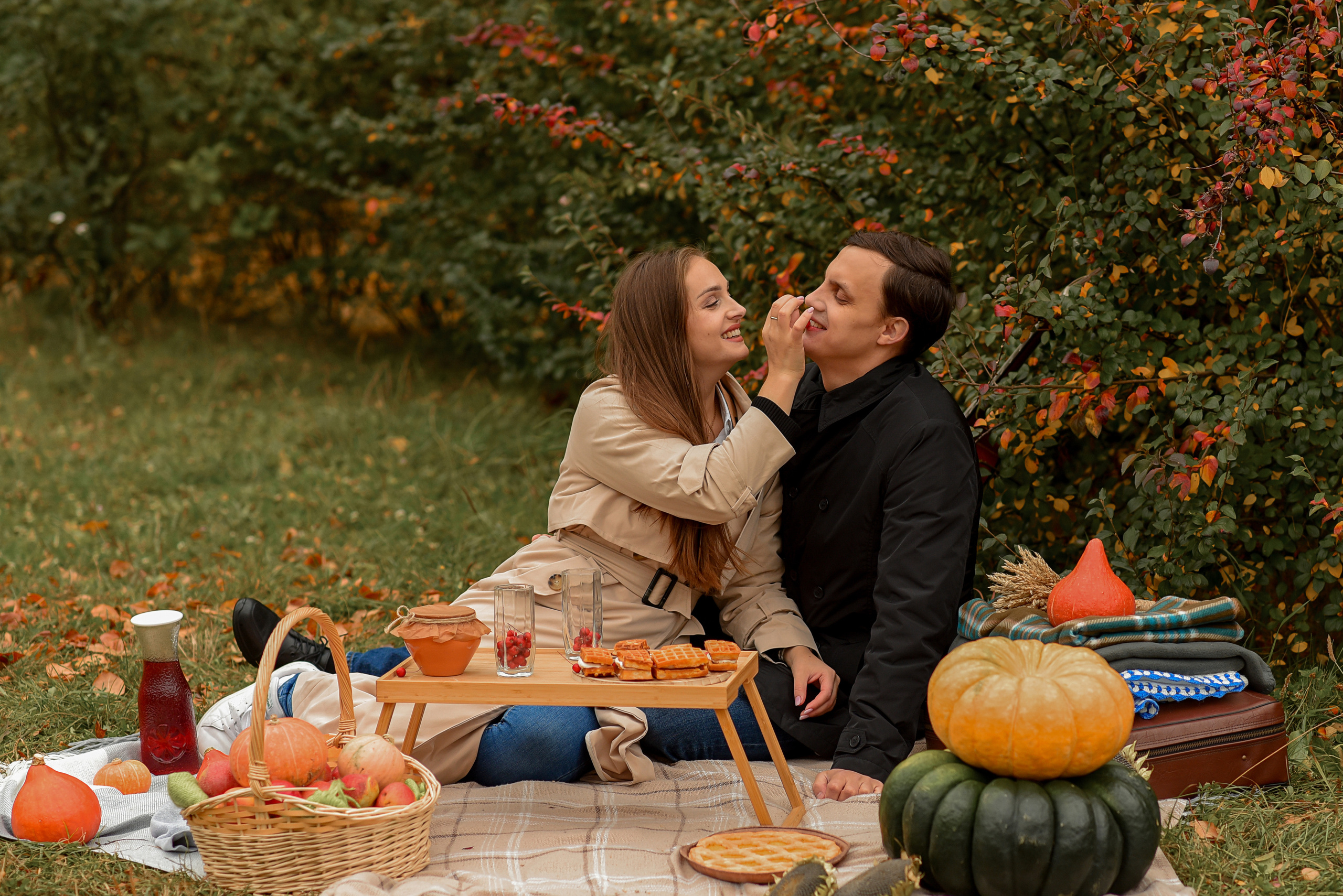 Фотопроект с тыквами для Тимура, Алены, Дианы и Зарины. Семейный и детский фотограф Оля в Тюмени