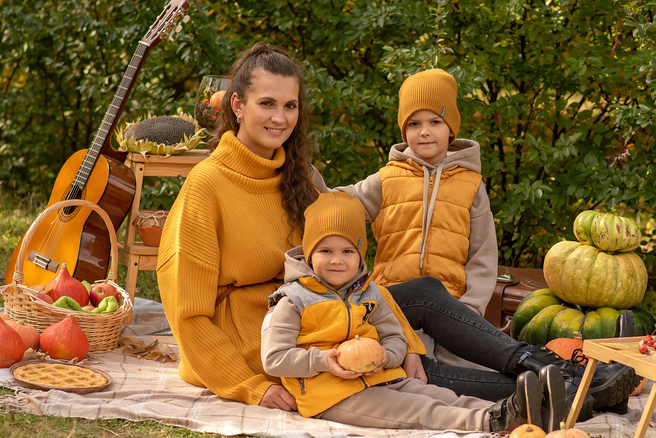 Даша, Слава, Захар и Марк. Семейный и детский фотограф Оля в Тюмени