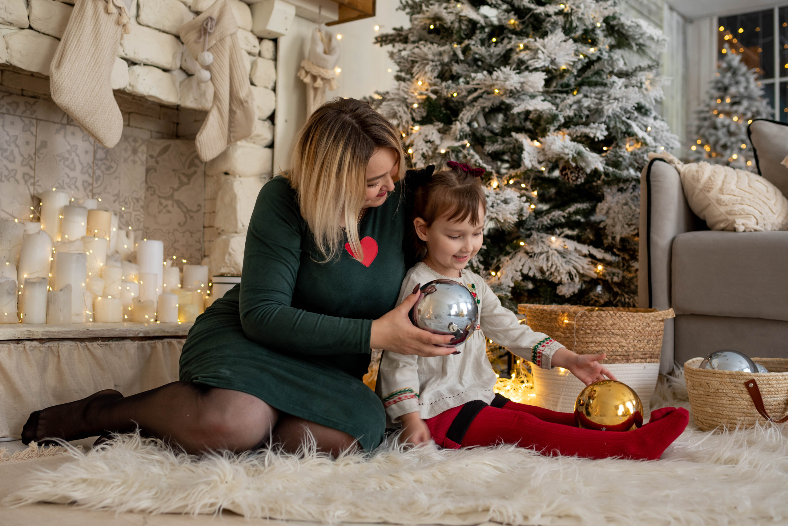 Наталья и Есения. Семейный и детский фотограф Оля в Тюмени