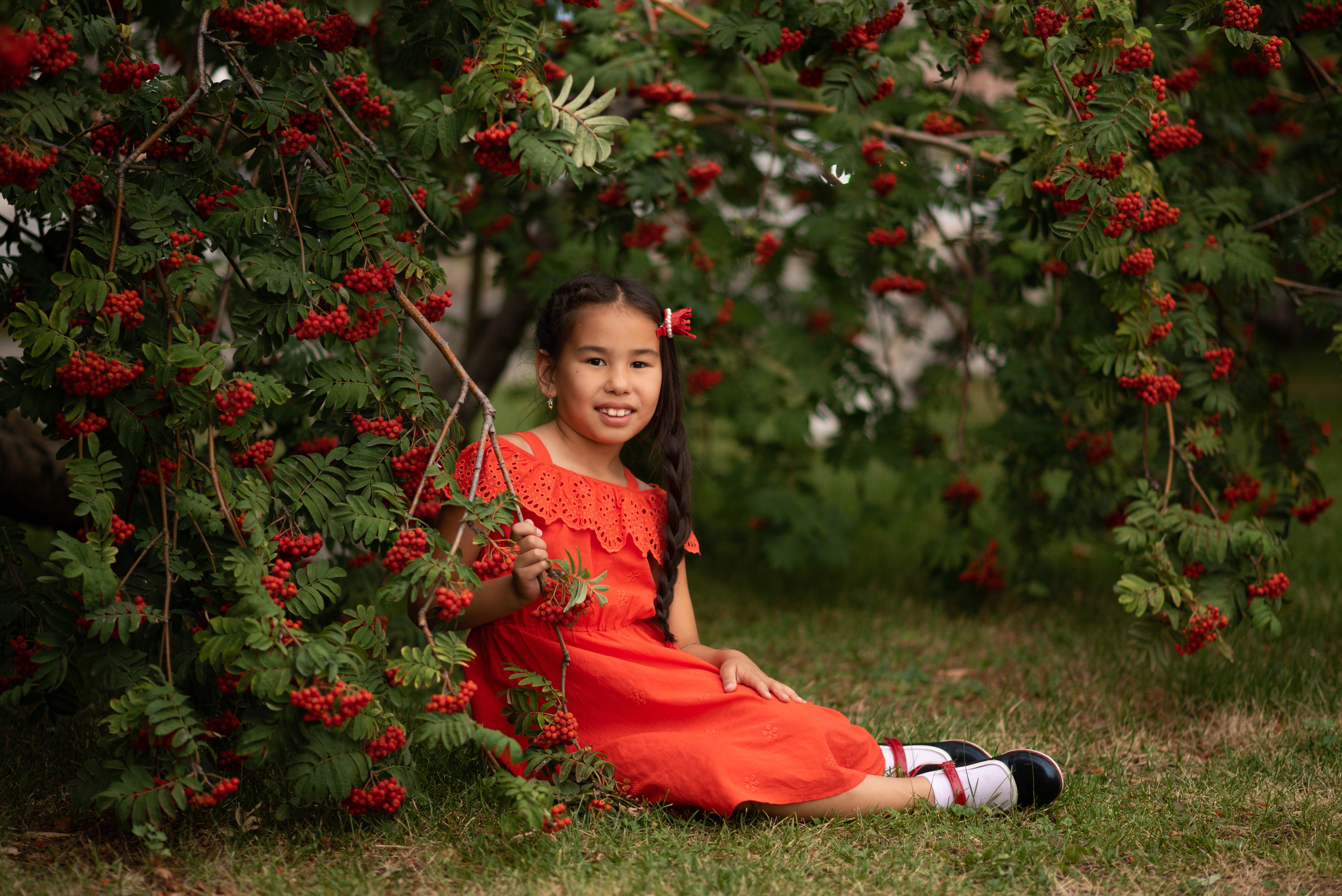 Ажар в рябинке. Семейный и детский фотограф Оля в Тюмени