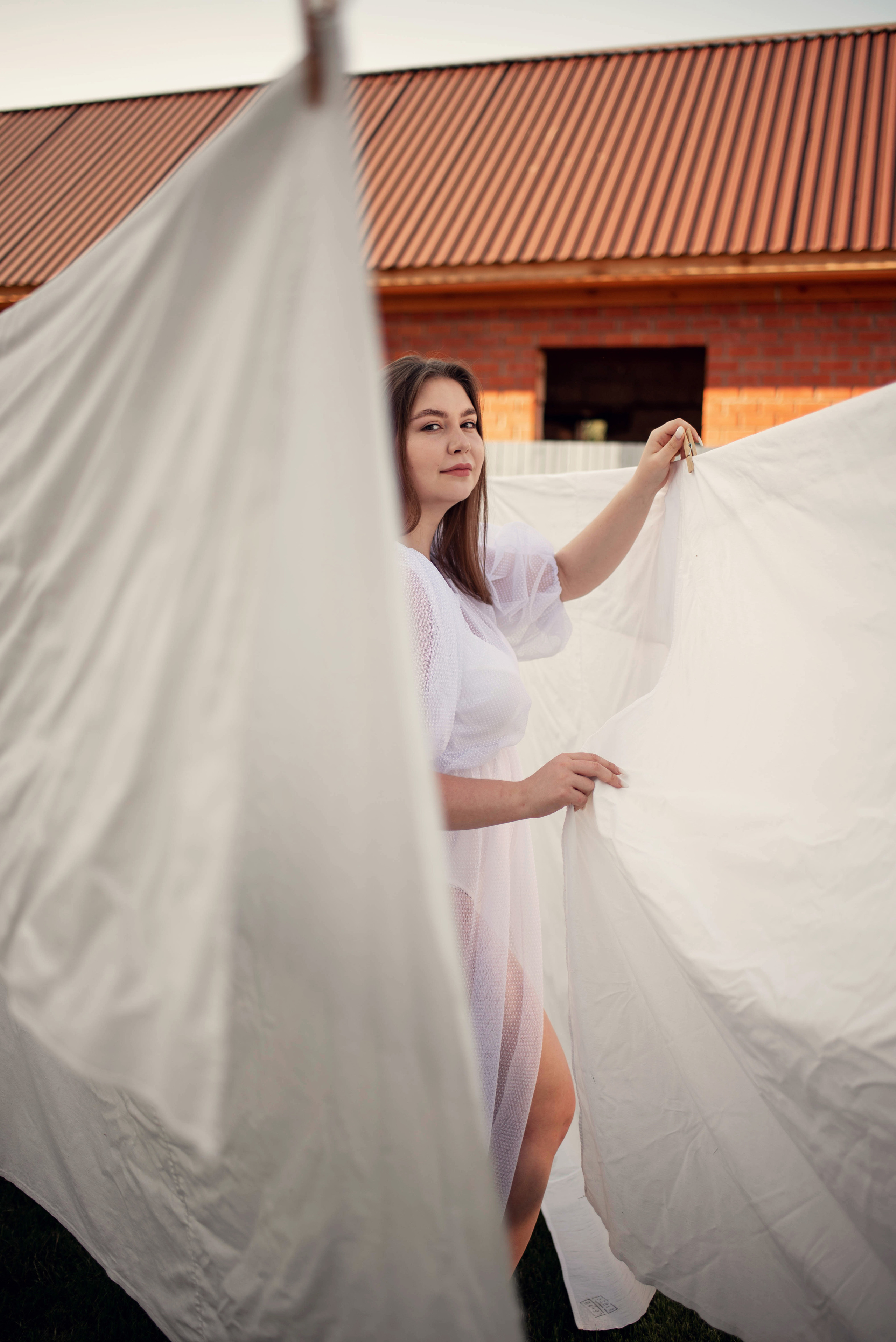 Наталия на проекте стирка. Семейный и детский фотограф Оля в Тюмени