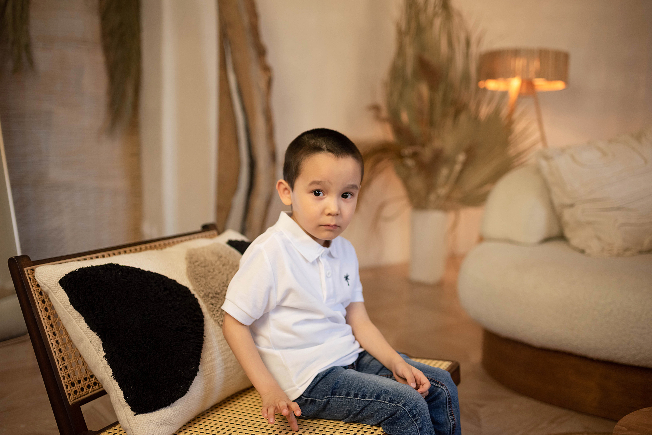 Азат, Диана и Артем в студии. Семейный и детский фотограф Оля в Тюмени