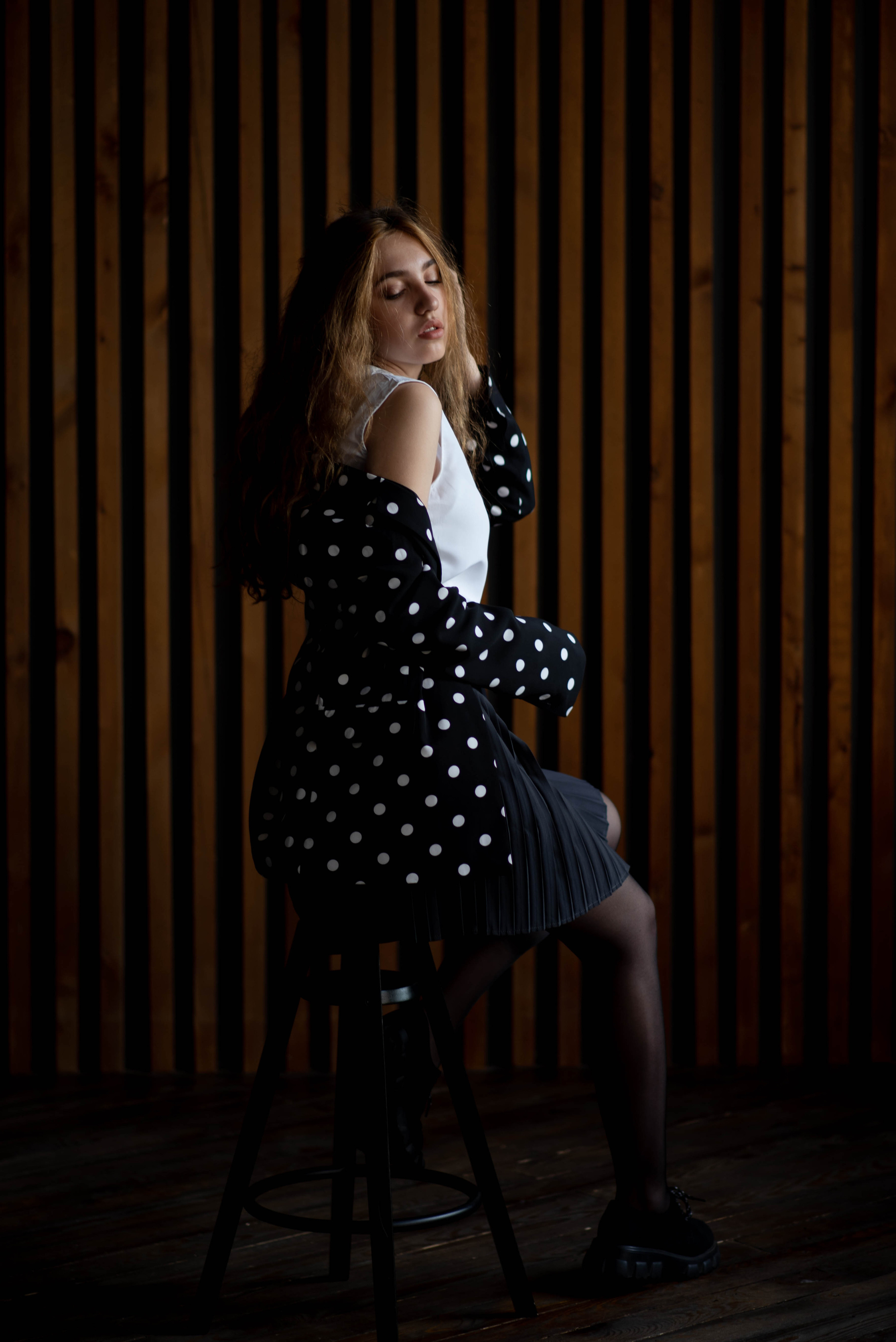 Лена в студии Муза. Семейный и детский фотограф Оля в Тюмени