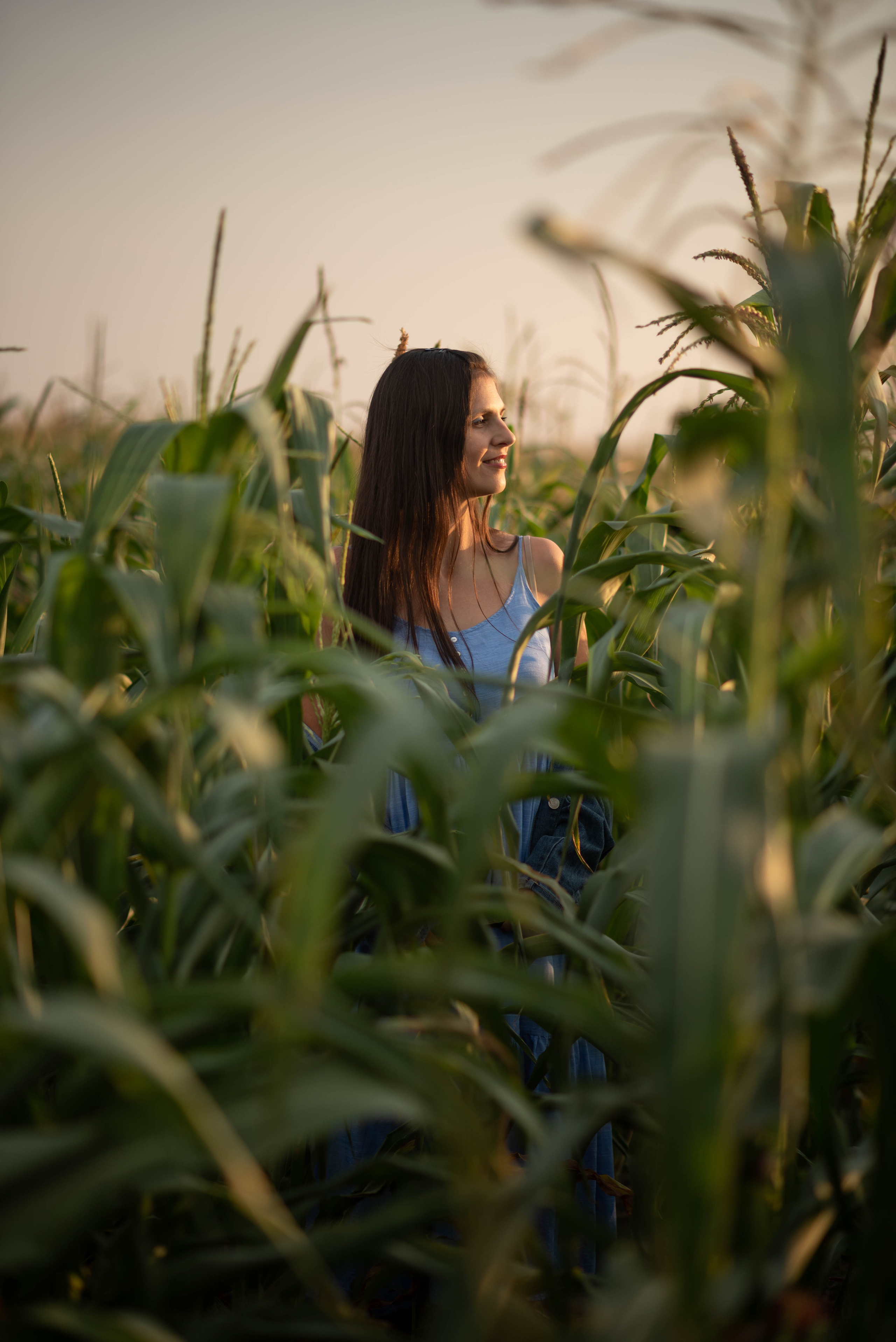 Съемка для Лилии в кукурузе. Семейный и детский фотограф Оля в Тюмени