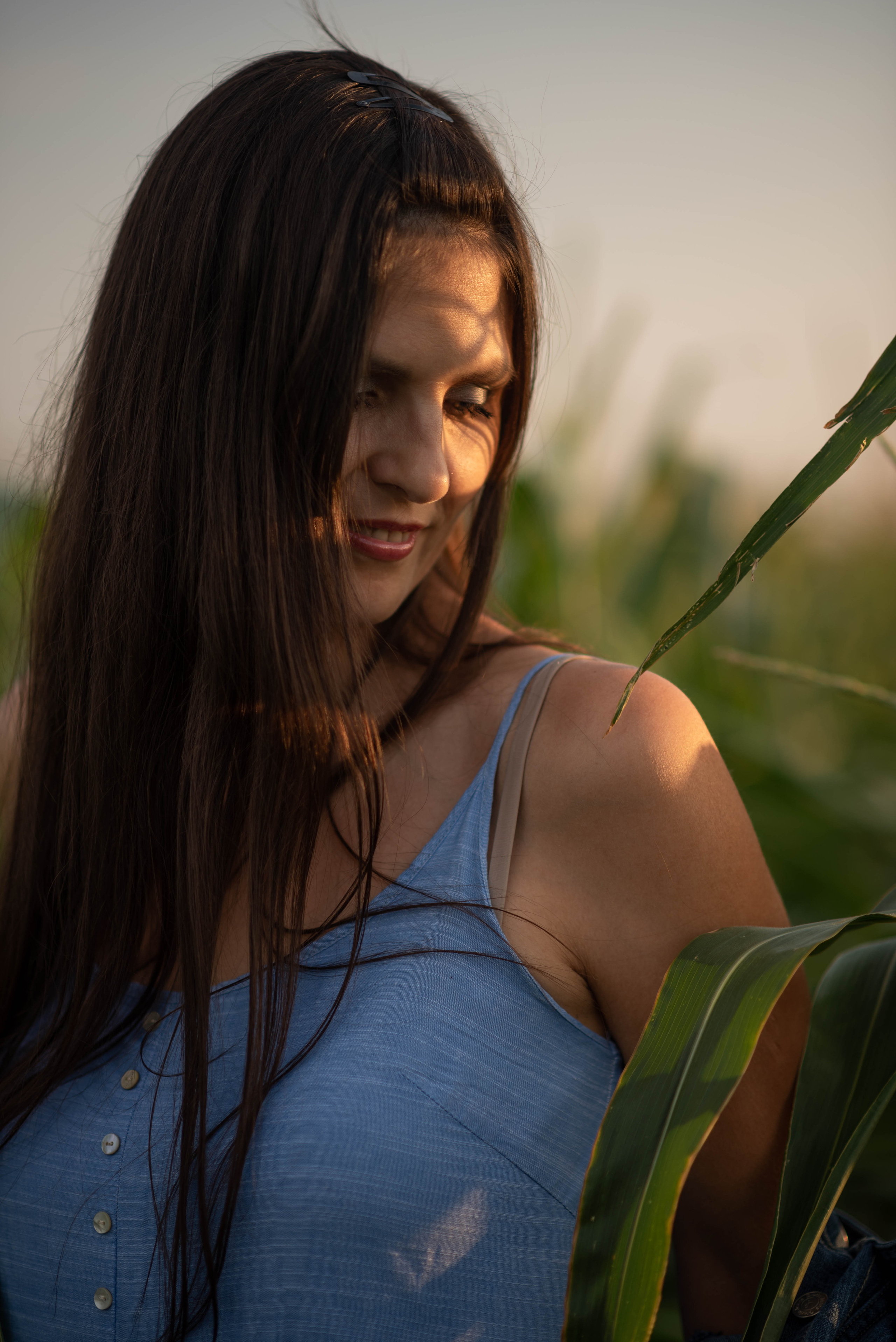 Съемка для Лилии в кукурузе. Семейный и детский фотограф Оля в Тюмени