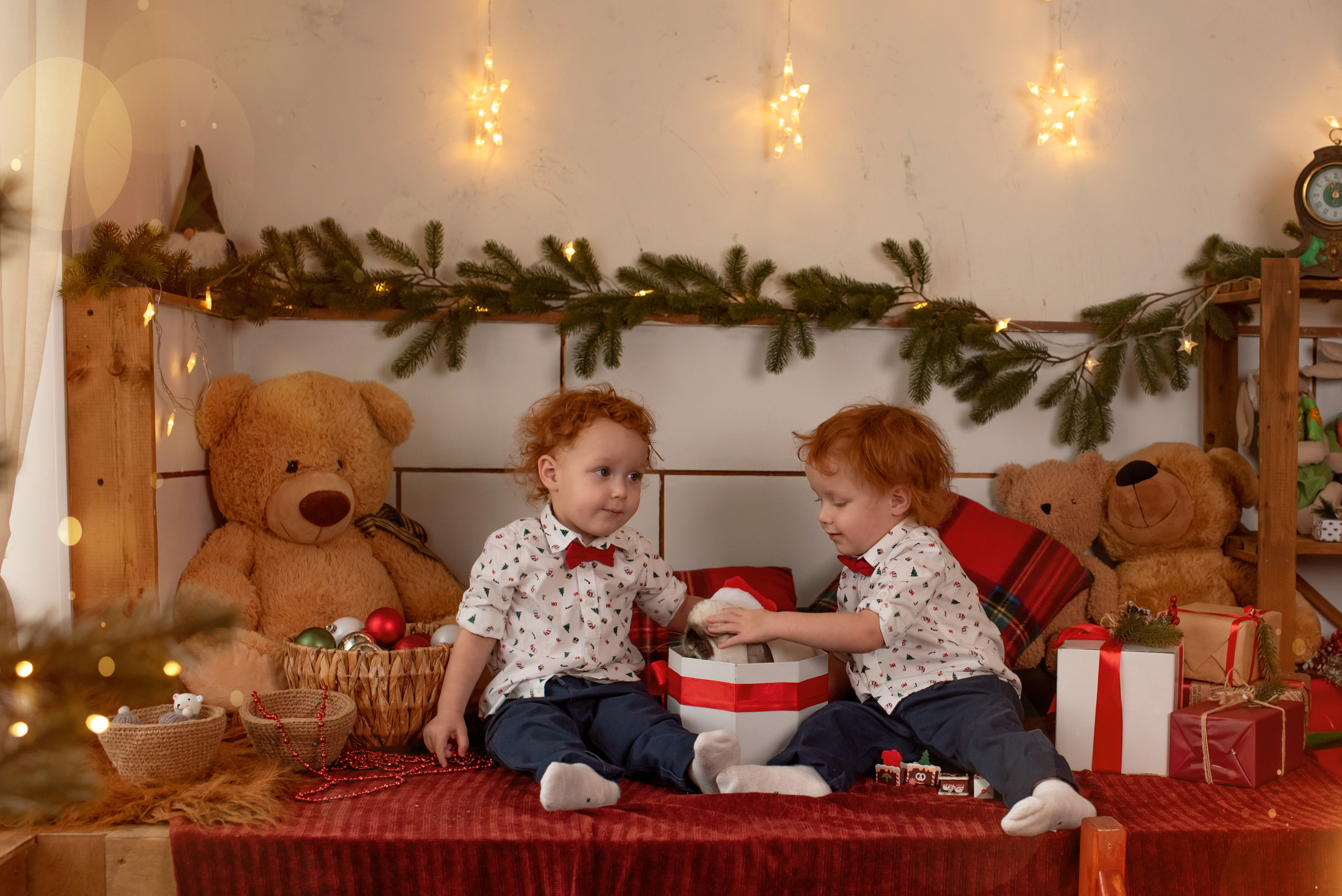 Близнецы Иосиф и Арон. Семейный и детский фотограф Оля в Тюмени