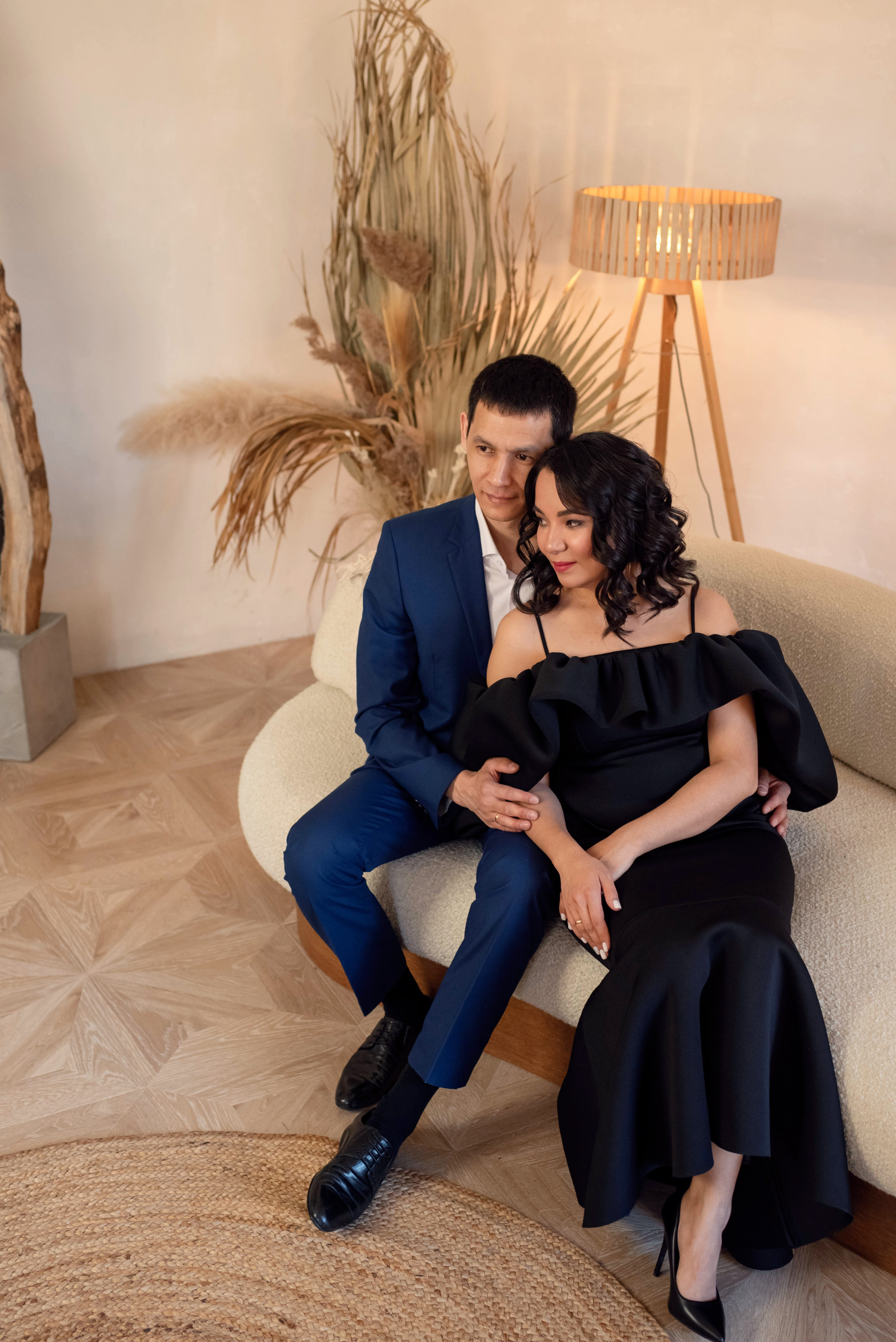 Азат, Диана и Артем в студии. Семейный и детский фотограф Оля в Тюмени