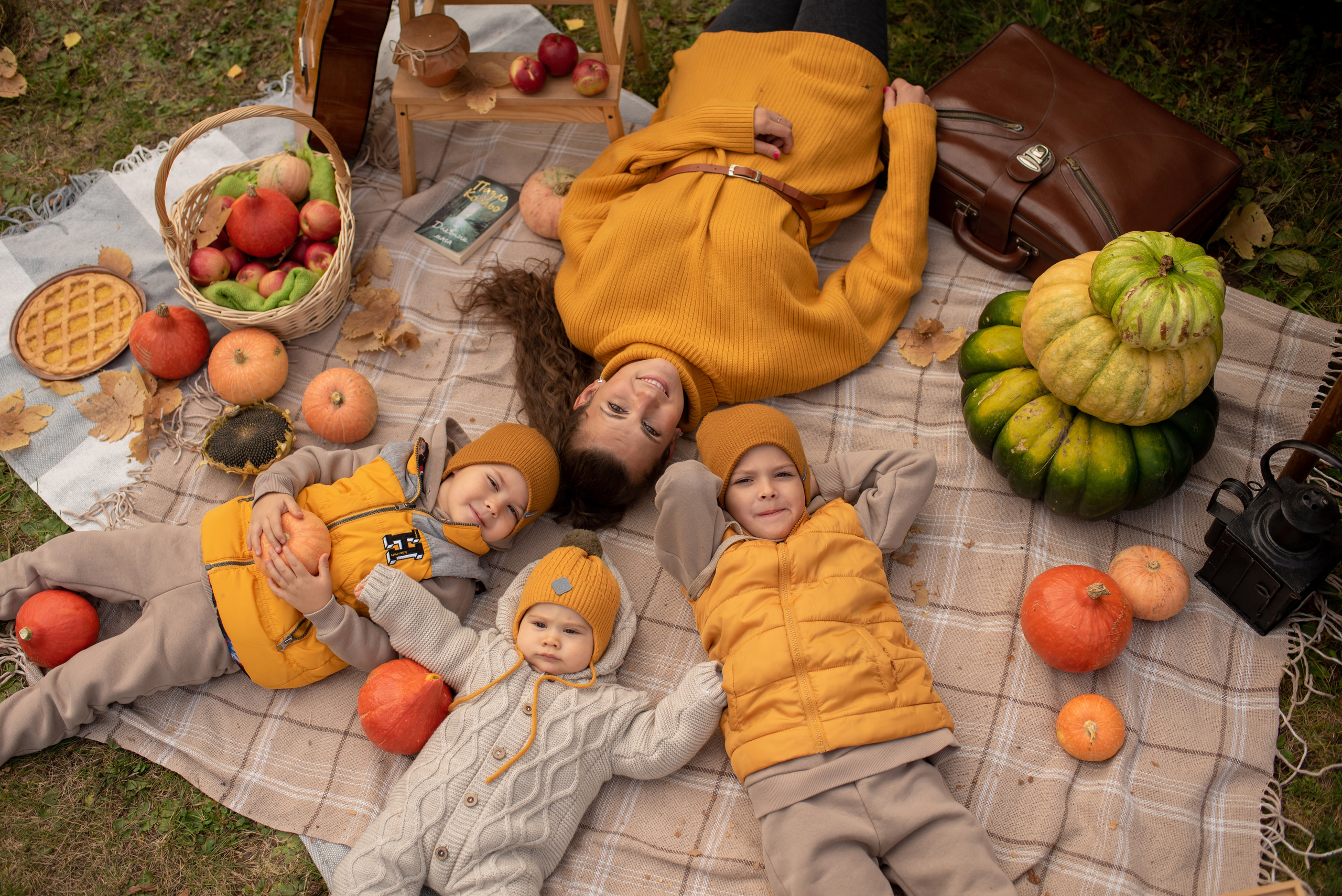 Даша, Слава, Захар и Марк. Семейный и детский фотограф Оля в Тюмени