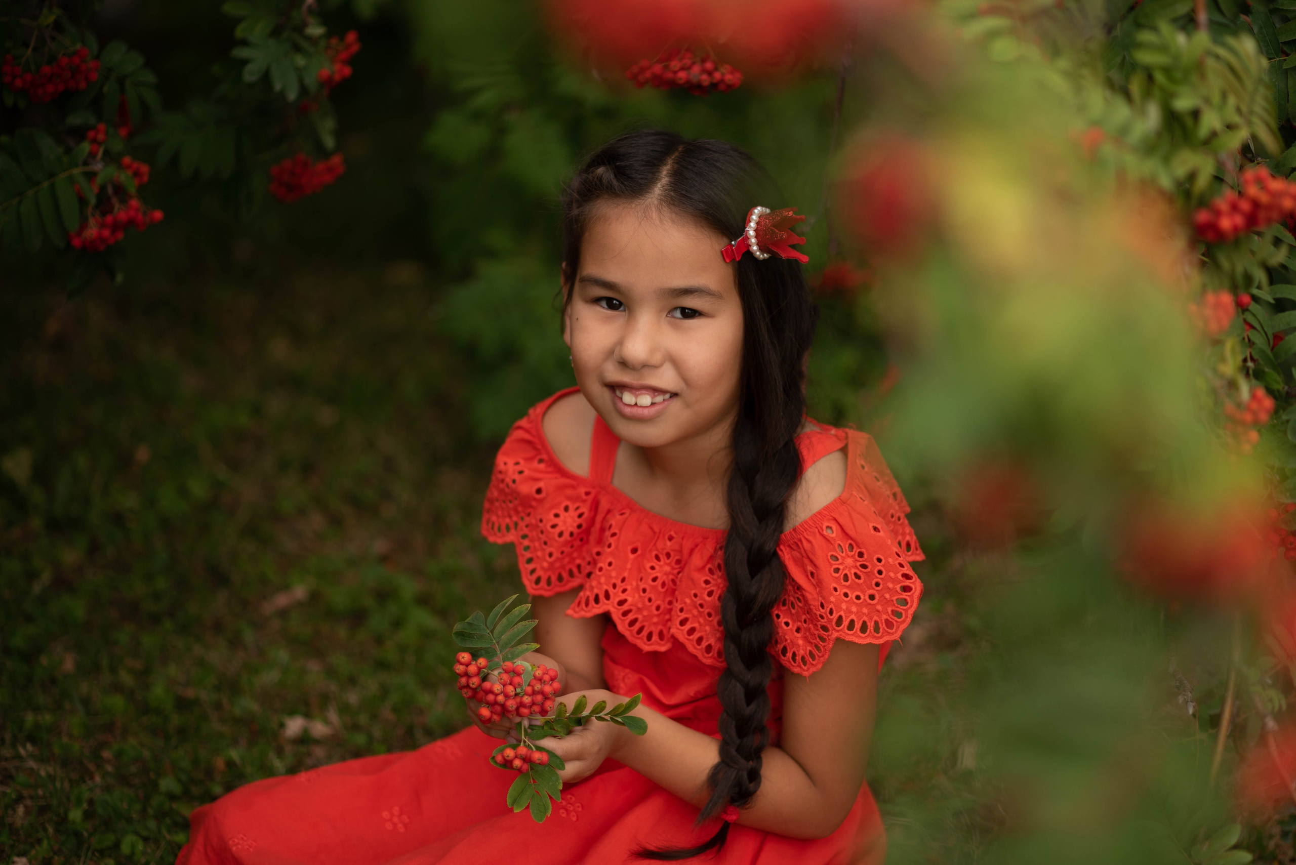 Ажар в рябинке. Семейный и детский фотограф Оля в Тюмени