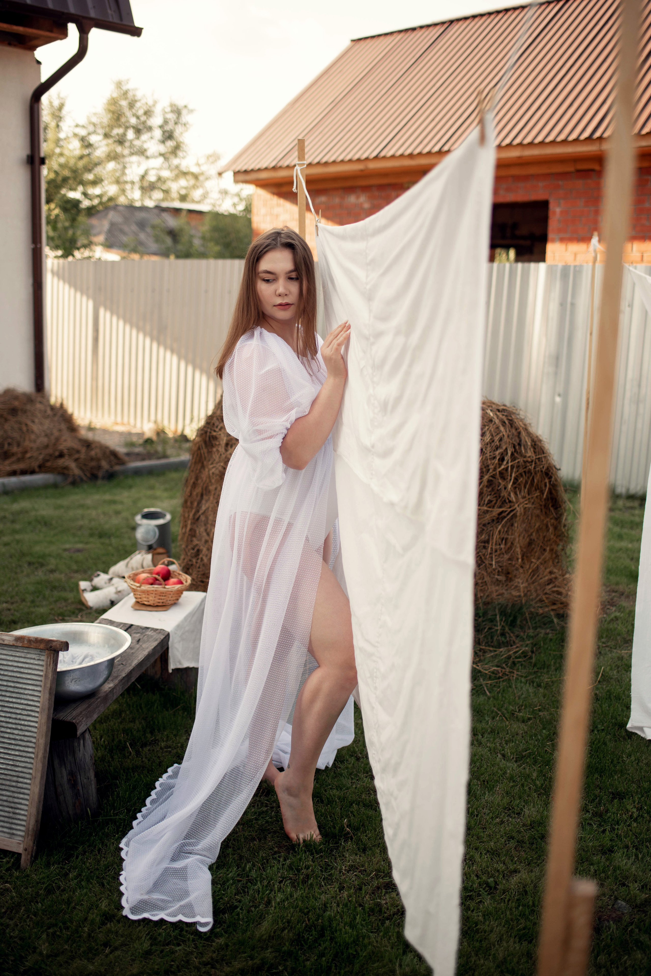 Наталия на проекте стирка. Семейный и детский фотограф Оля в Тюмени