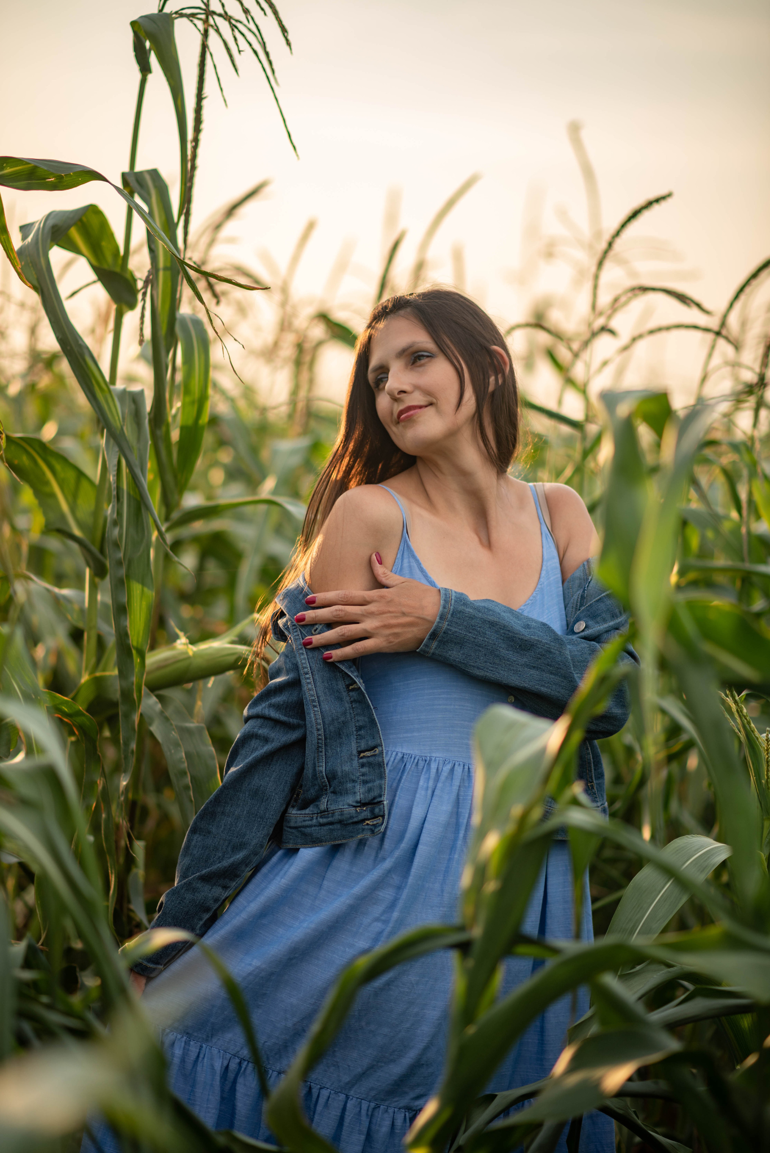 Съемка для Лилии в кукурузе. Семейный и детский фотограф Оля в Тюмени