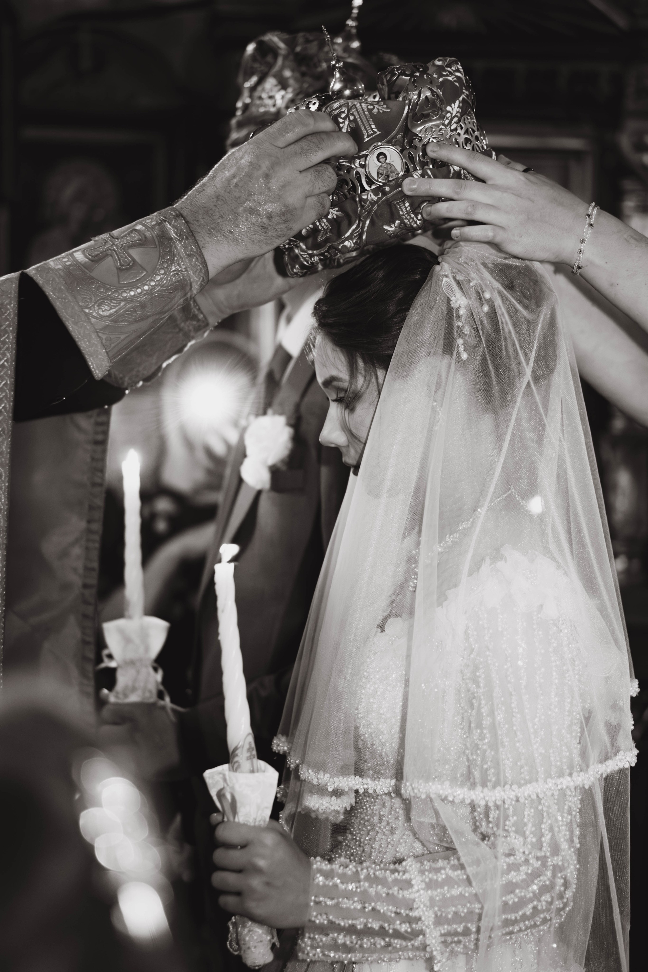 Венчание Поликарпа и Антонины Церковь Рождества Христова. Фотограф Москва Валерия Веденина