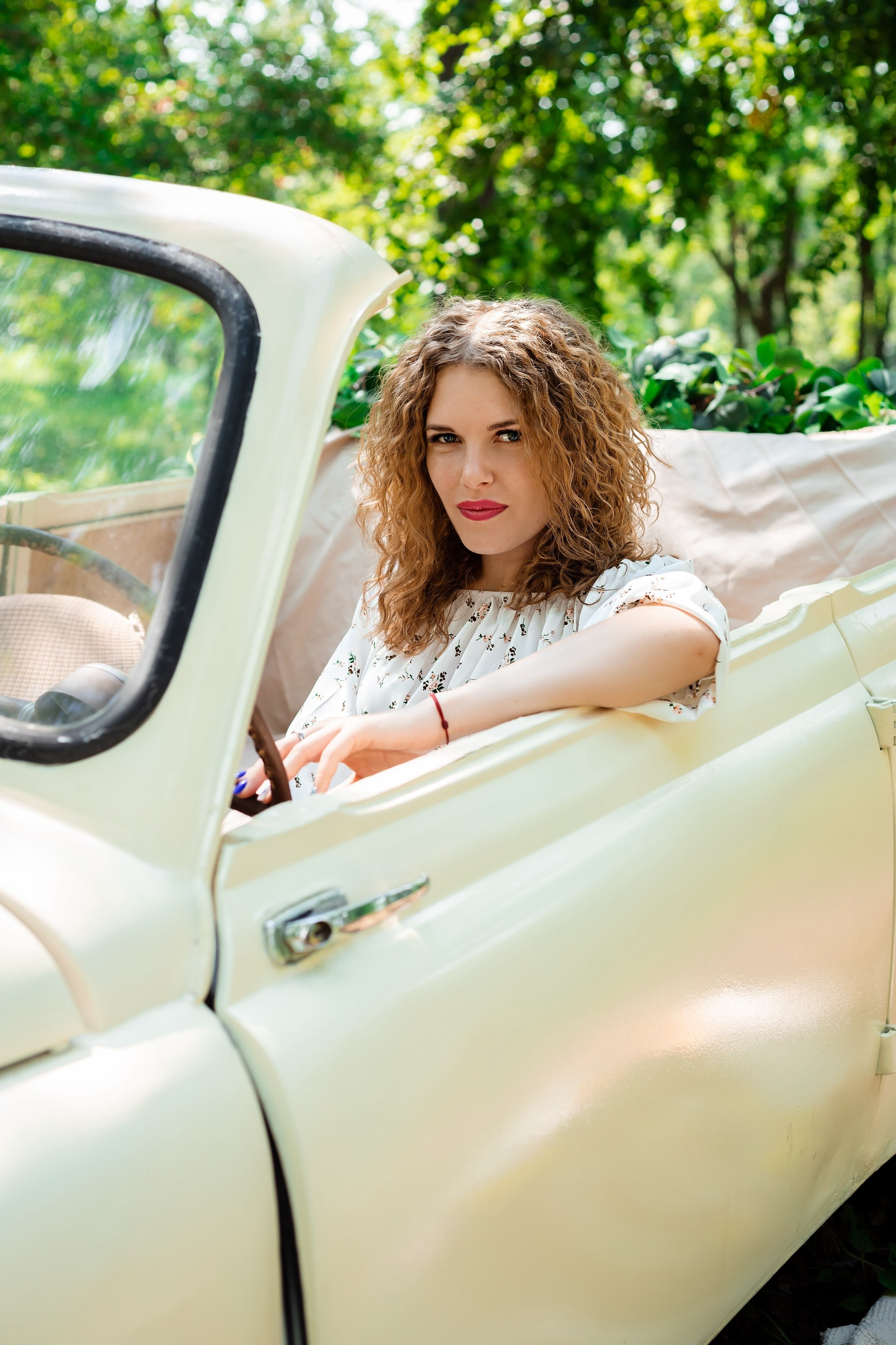 Magic Car «Машинка с лимонами» студия под открытым небом. Женский, семейный фотограф в Самаре Митюнина Ирина