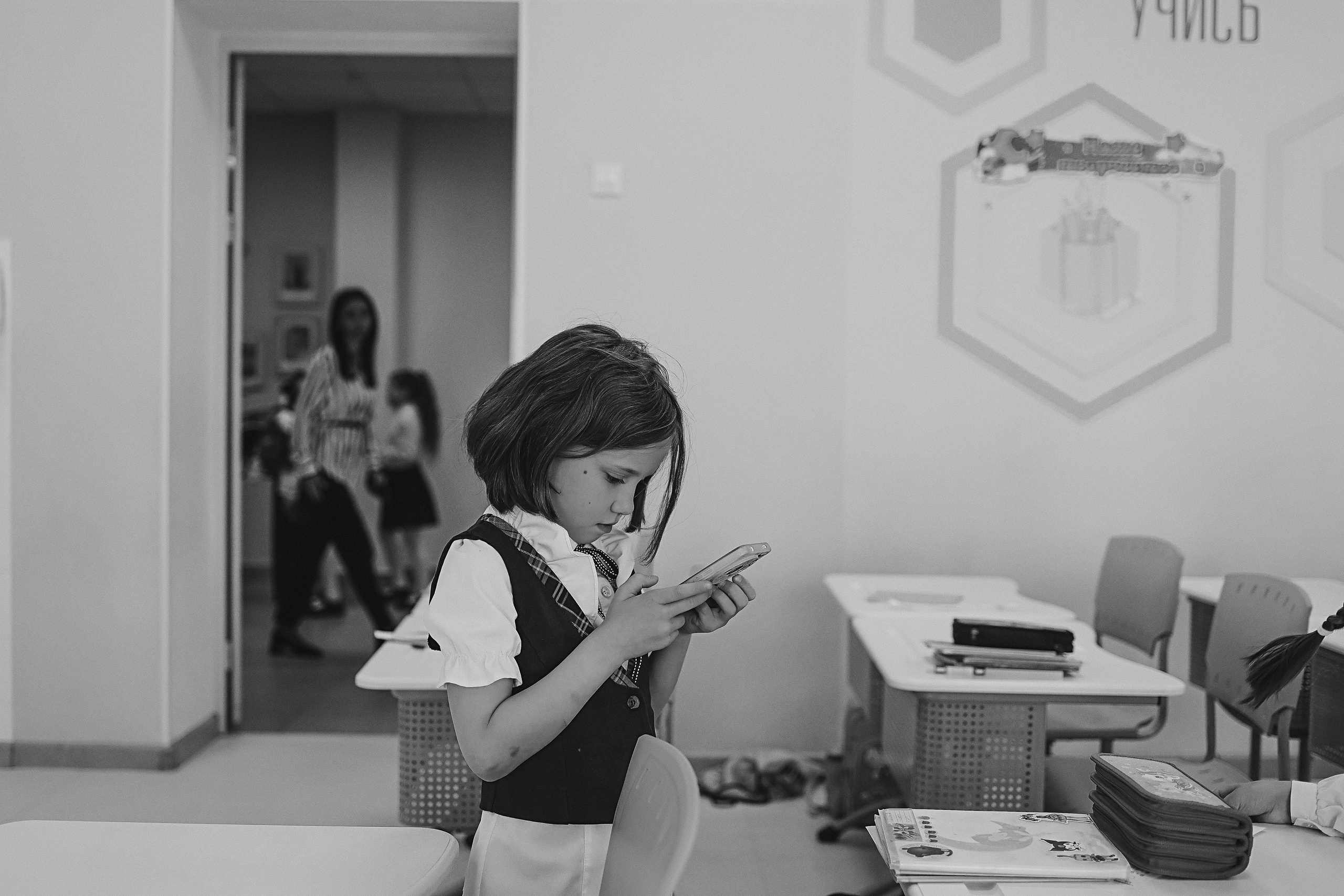 Один день в школе 1 класс. Семейный фотограф Тюмень, фотограф на роды Салмина Мария