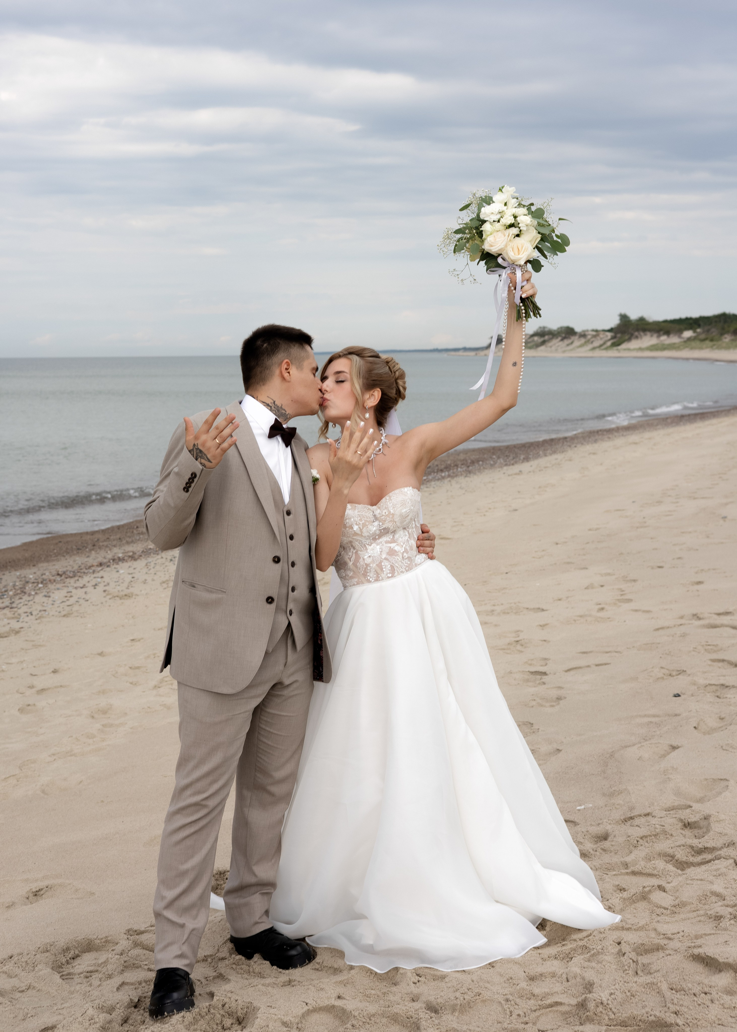 Свадьба Виолетта и Владислав | Куршская коса. Фотограф в Калининграде Сокирко Светлана
