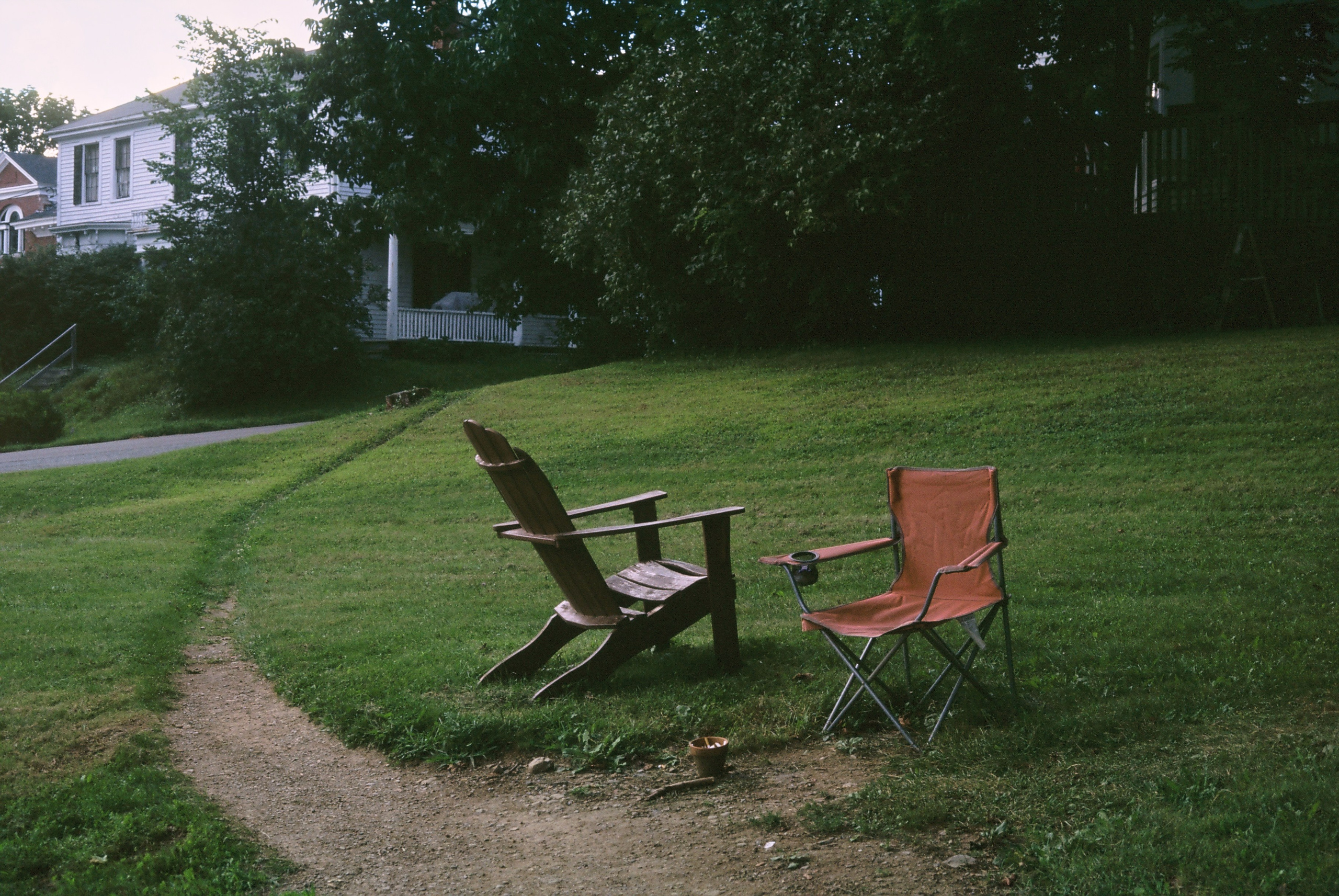 лиминальный провинциальный пейзаж США