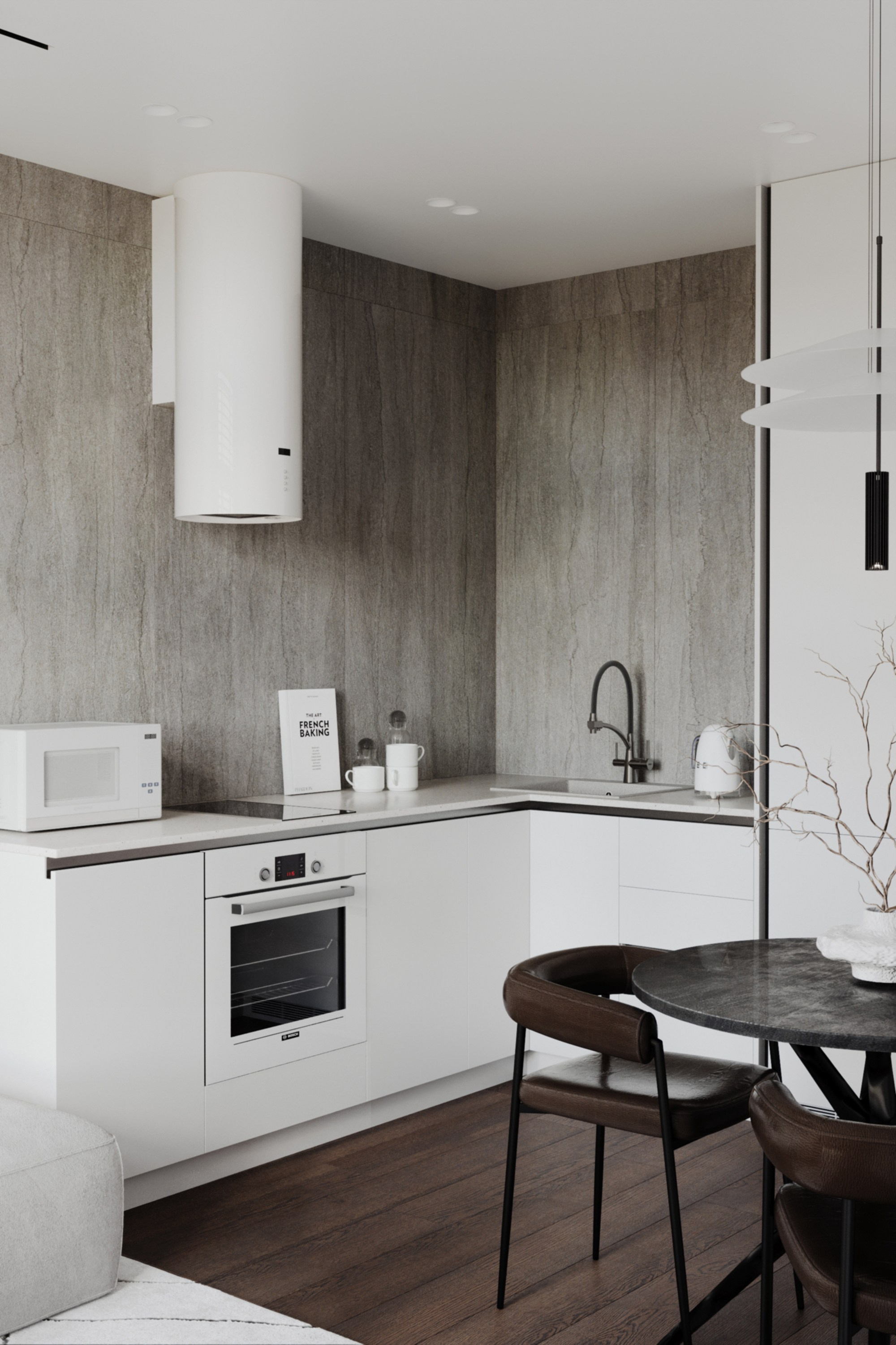 Гостиная. Stone Alina Интерьерная визуализация