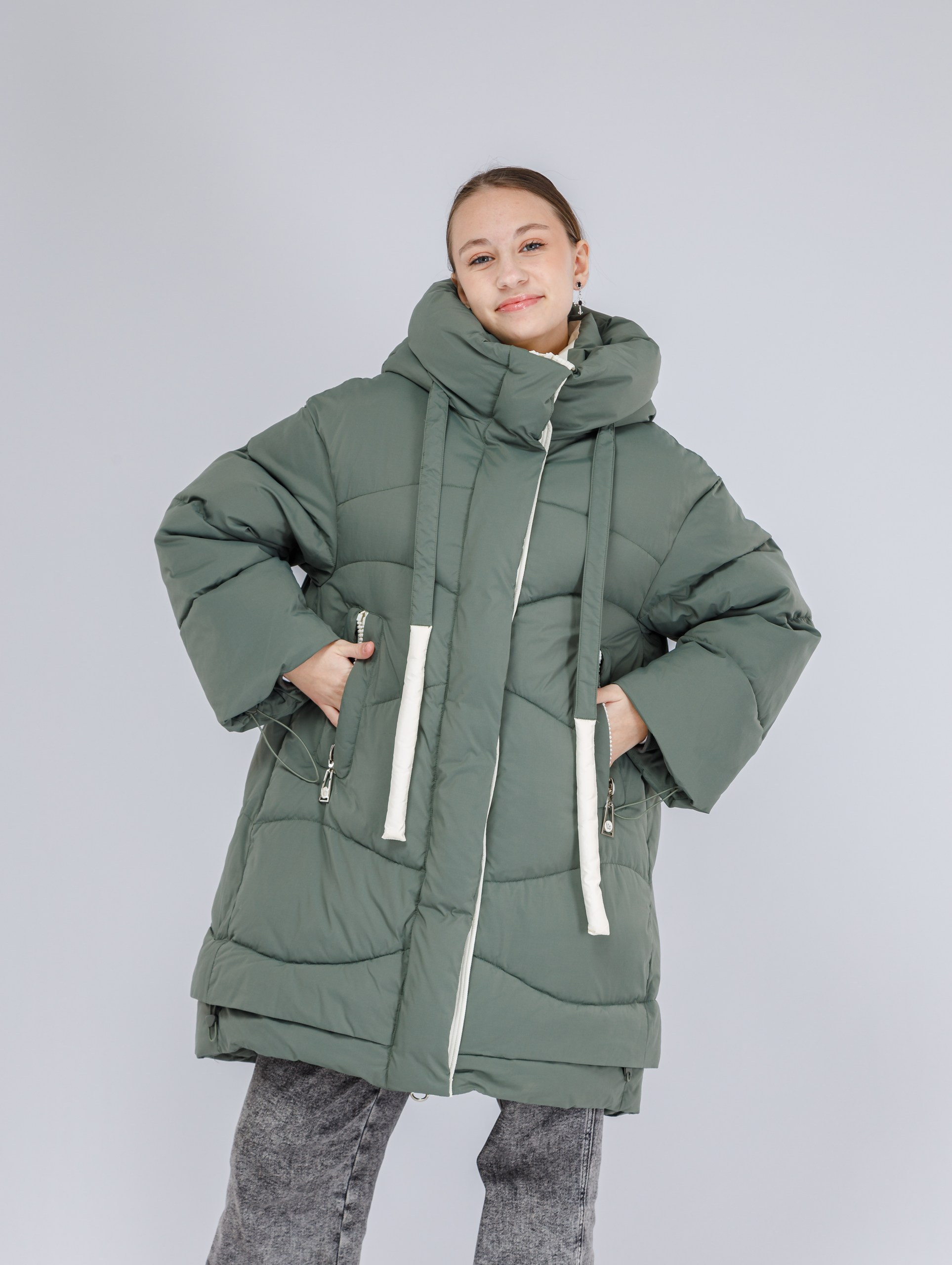 Съёмка зимней и школьной одежды фирмы Индиго джинс для WB. Студия коммерческой съемки ХВОЯ