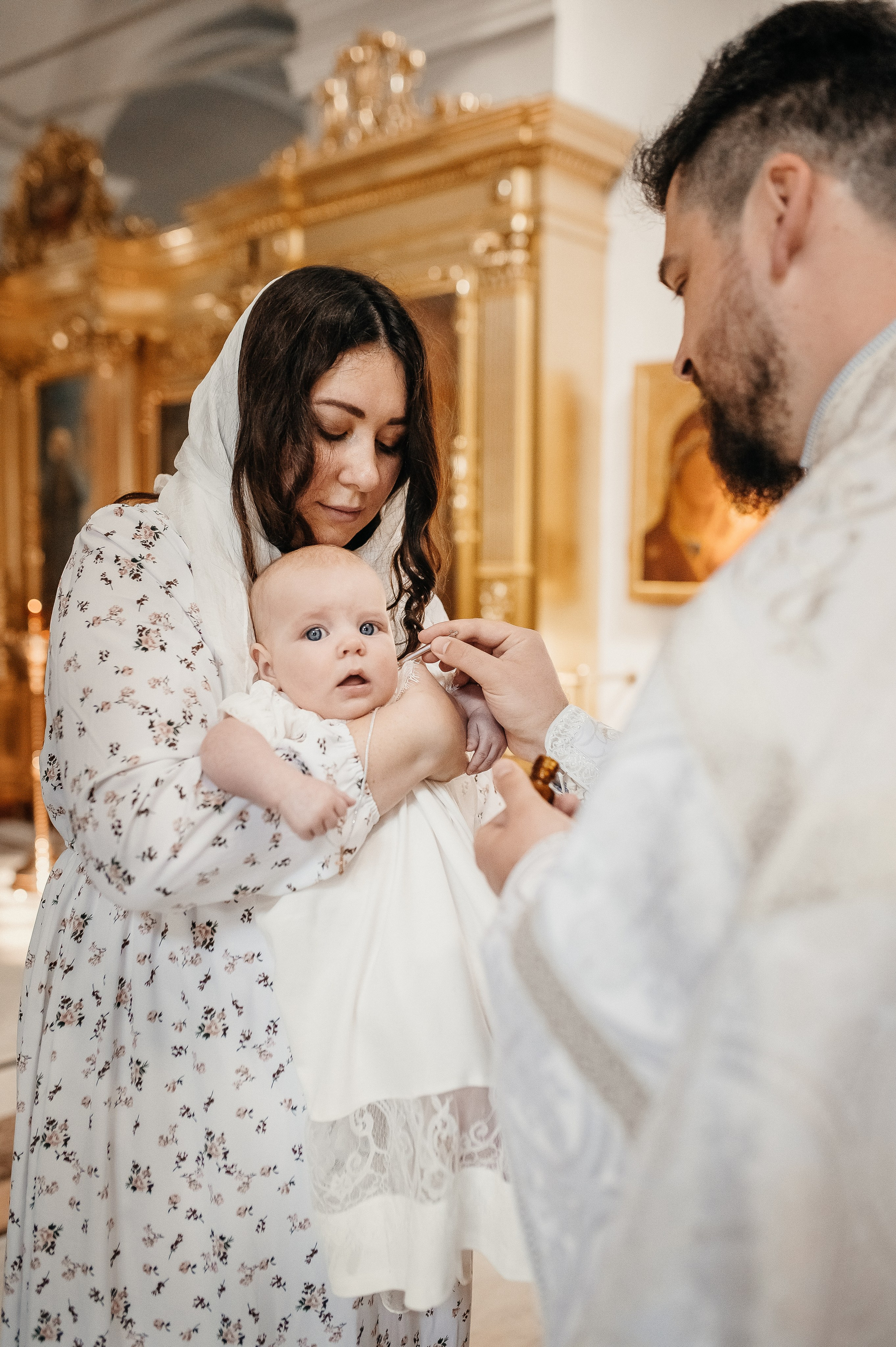 Крестины Ирины //// Храм святых апостолов Петра и Павла. Семейный и детский фотограф в Туле