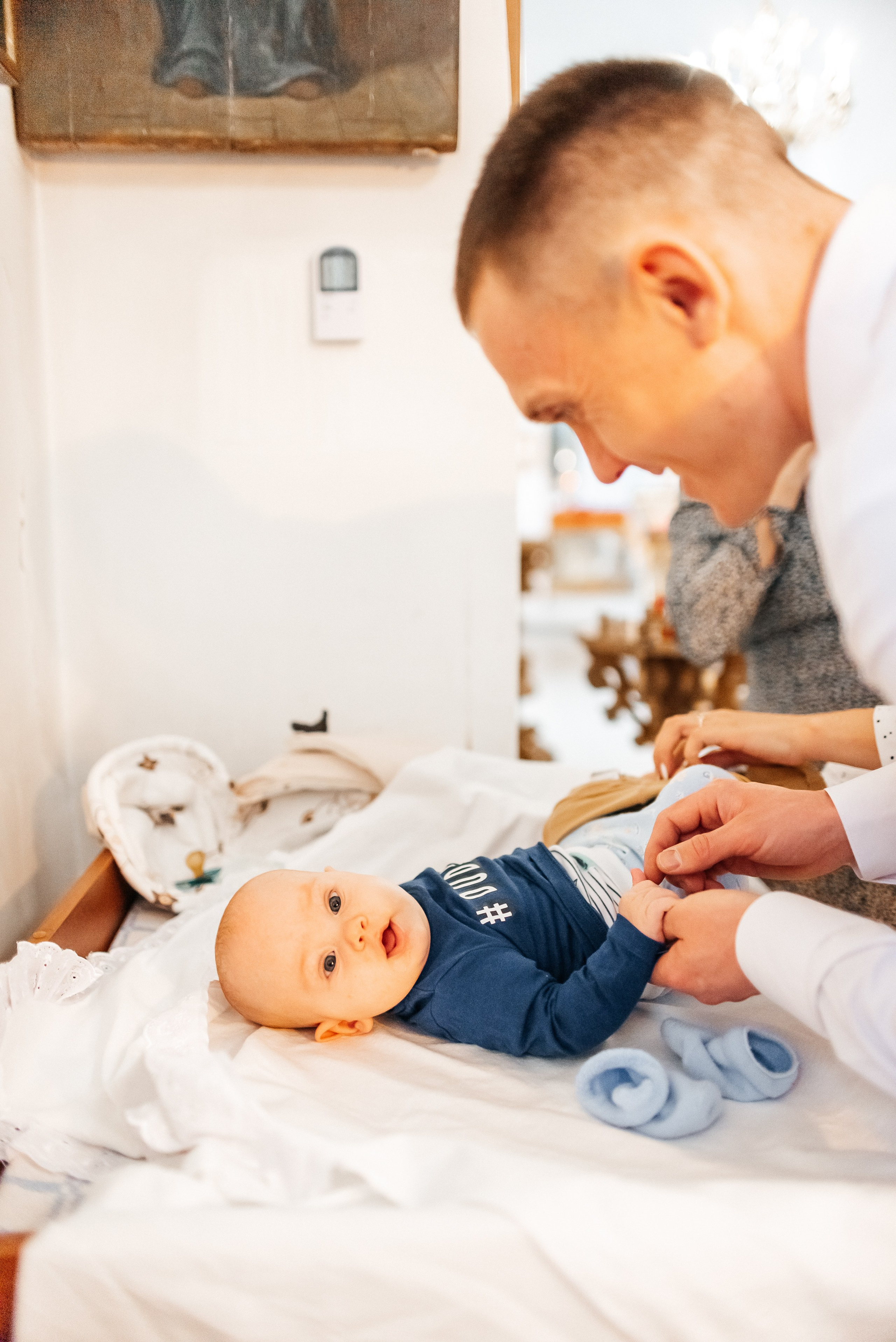 Крещение в церкви Николая Чудотворца в Ново-Талицах. Фотограф Иваново | Москва | Ирина Коптилина