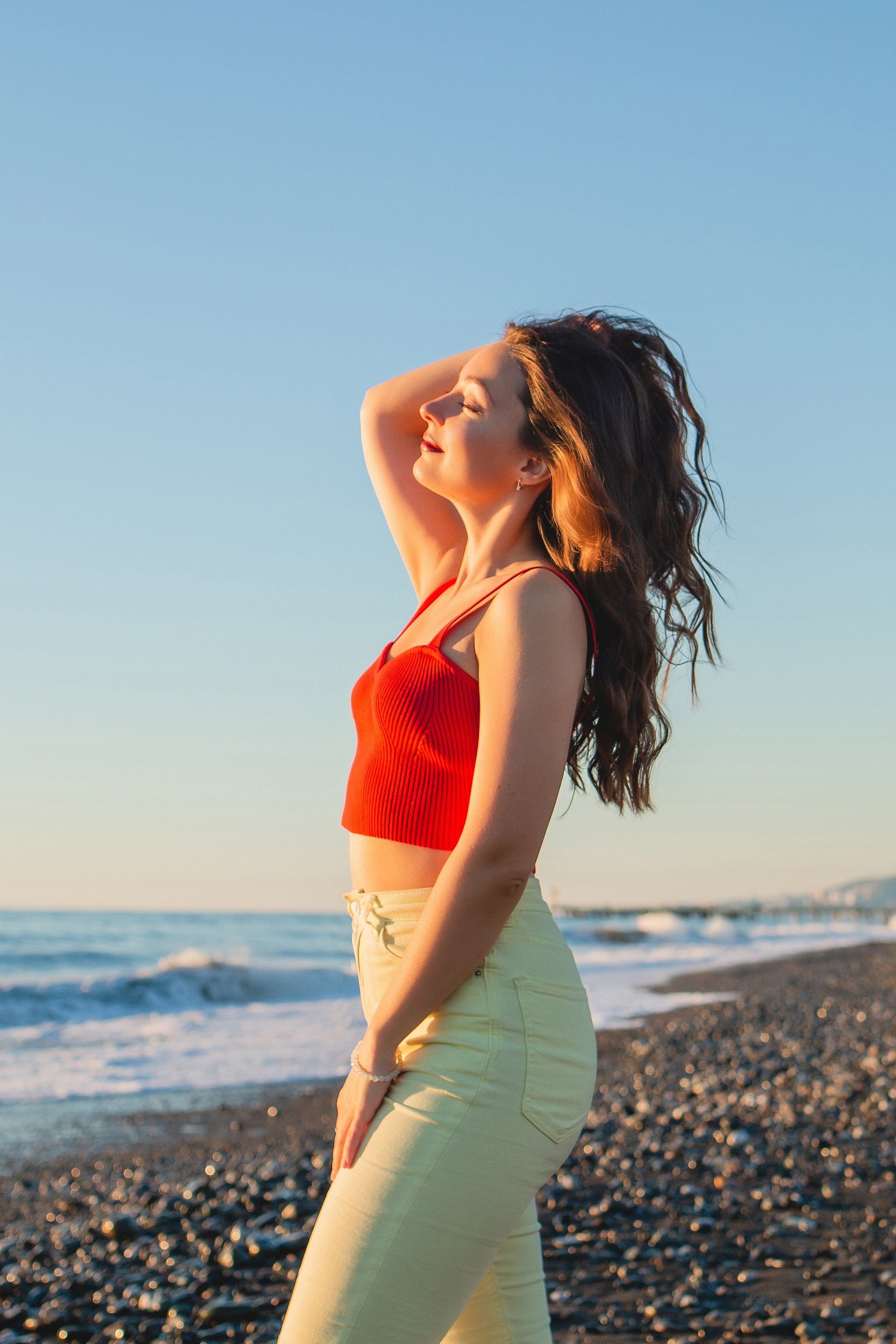 Фотосессия персональная на море на закате в Адлере и Сочи. Фотограф Сочи Адлер. Солькаева Анастасия