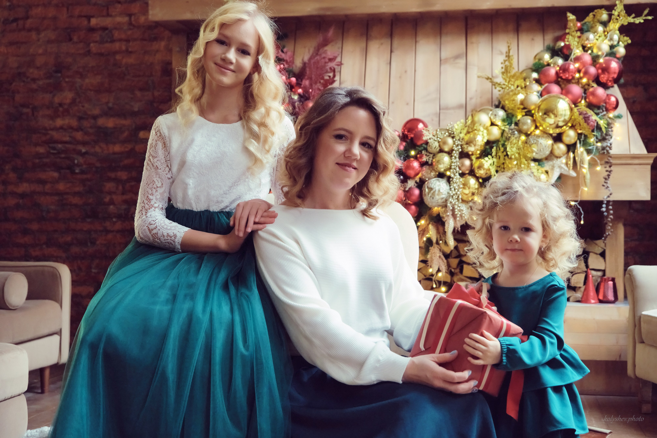 Новогодняя фотосессия для семьи в Жуковском