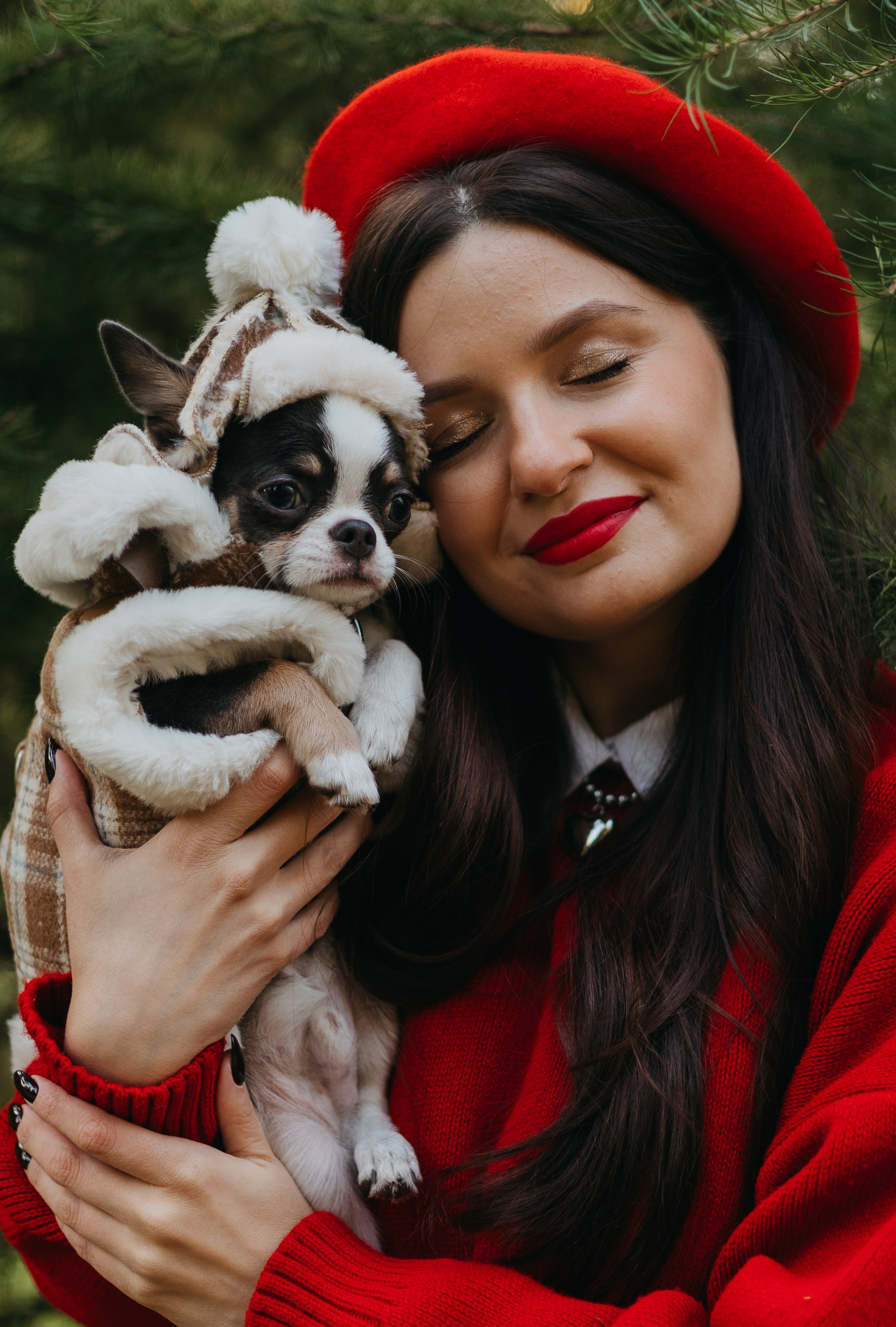 Лера и Пряня. Фотограф животных Евгения Верцинская