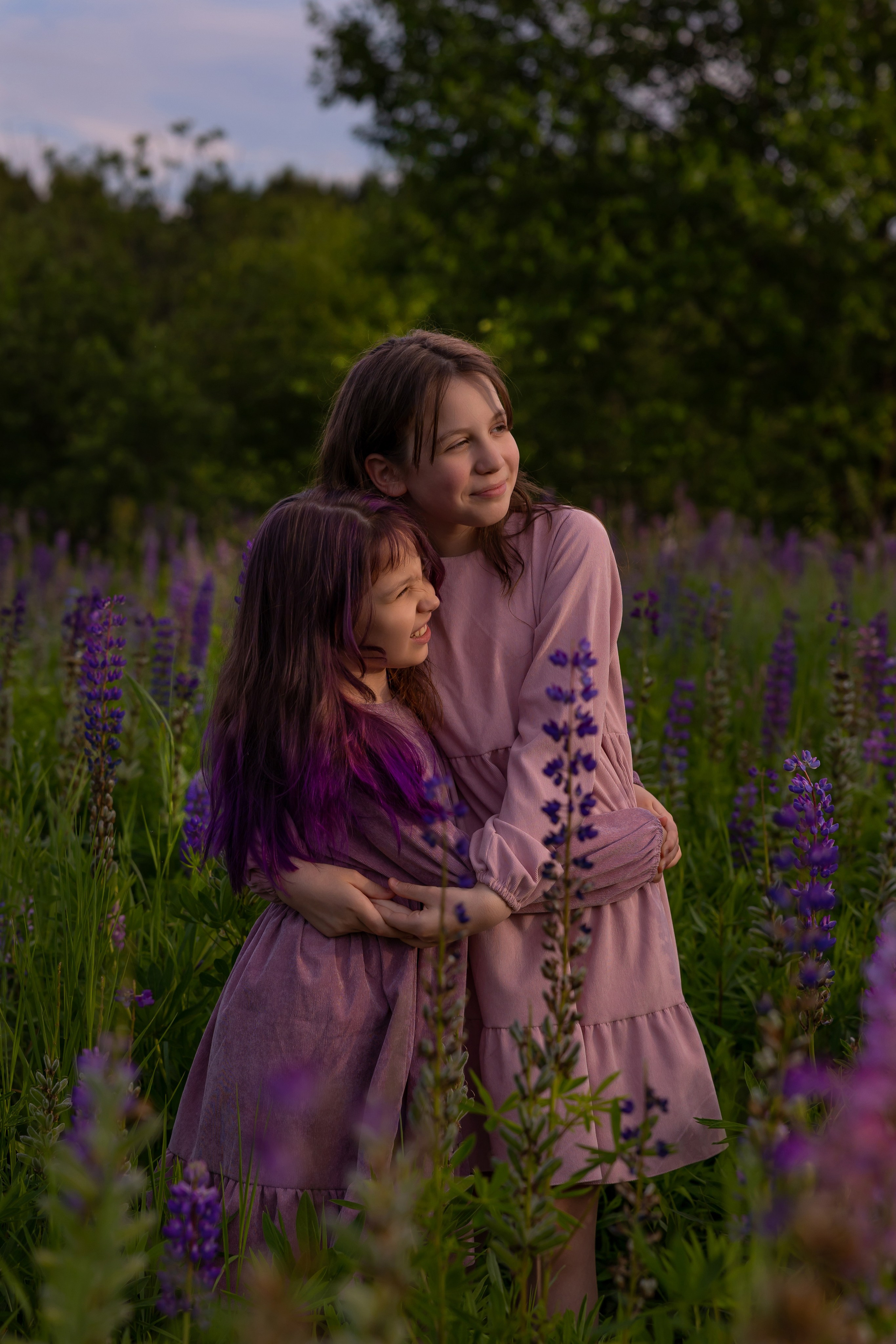 Пикник в люпиновом поле. Сказочный фотограф для Вас и Вашей семьи
