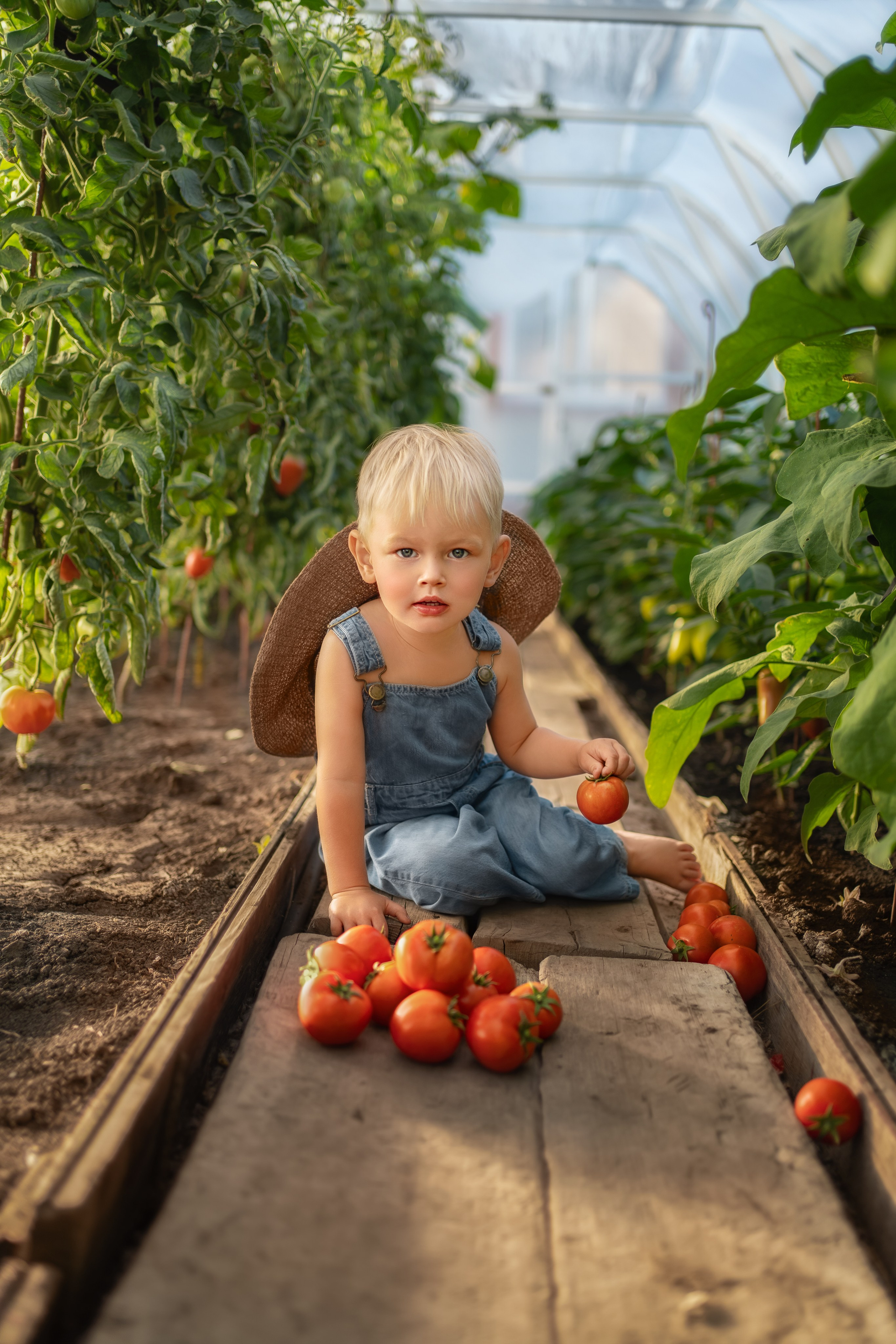 Фотоистория «В теплице». Семейный и детский фотограф Фрязино, Щелково Юлия Март