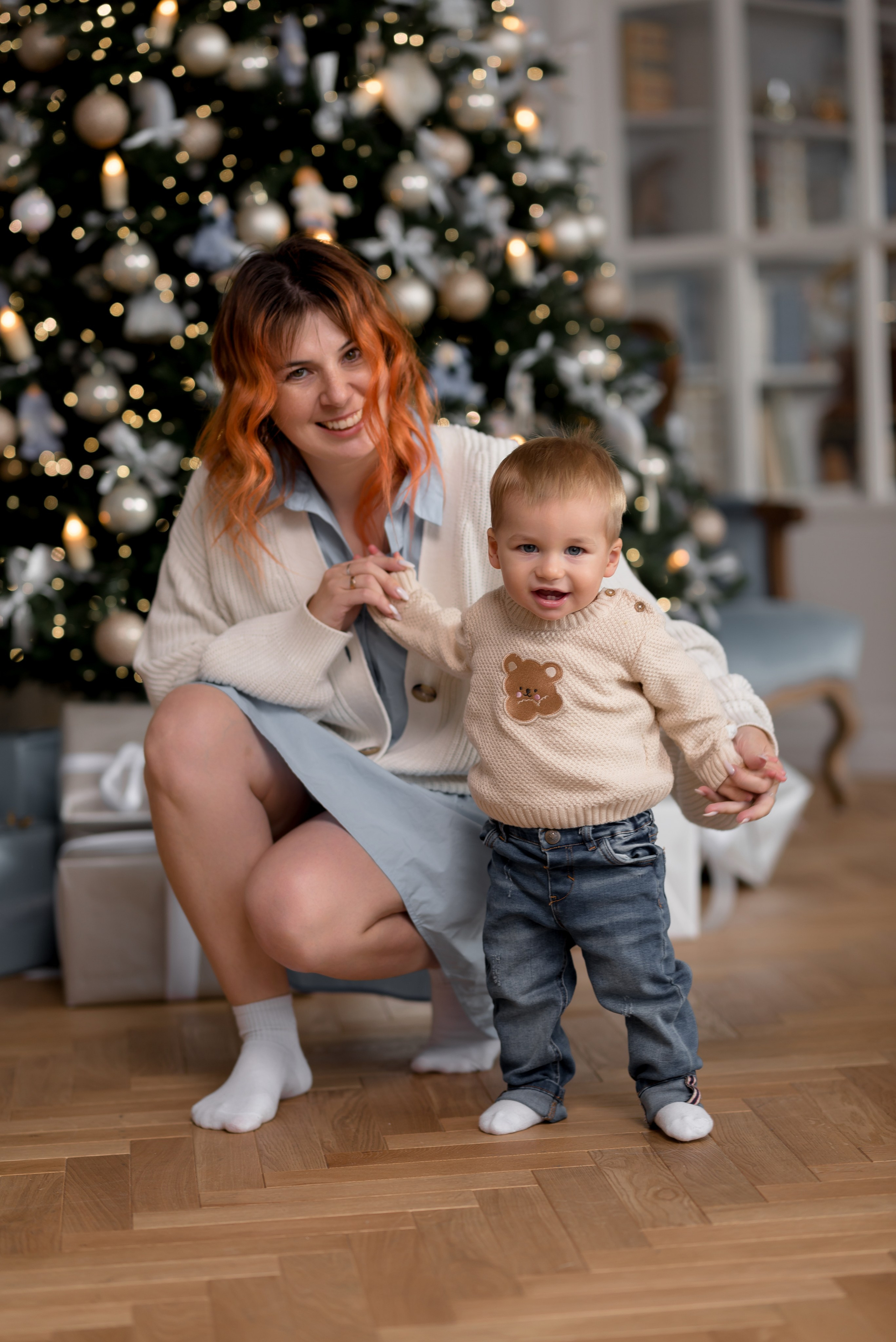 Новогодняя фотосессия Юлия и Саша. Портретный фотограф в г. Москва Солнцево Яковлева Анастасия