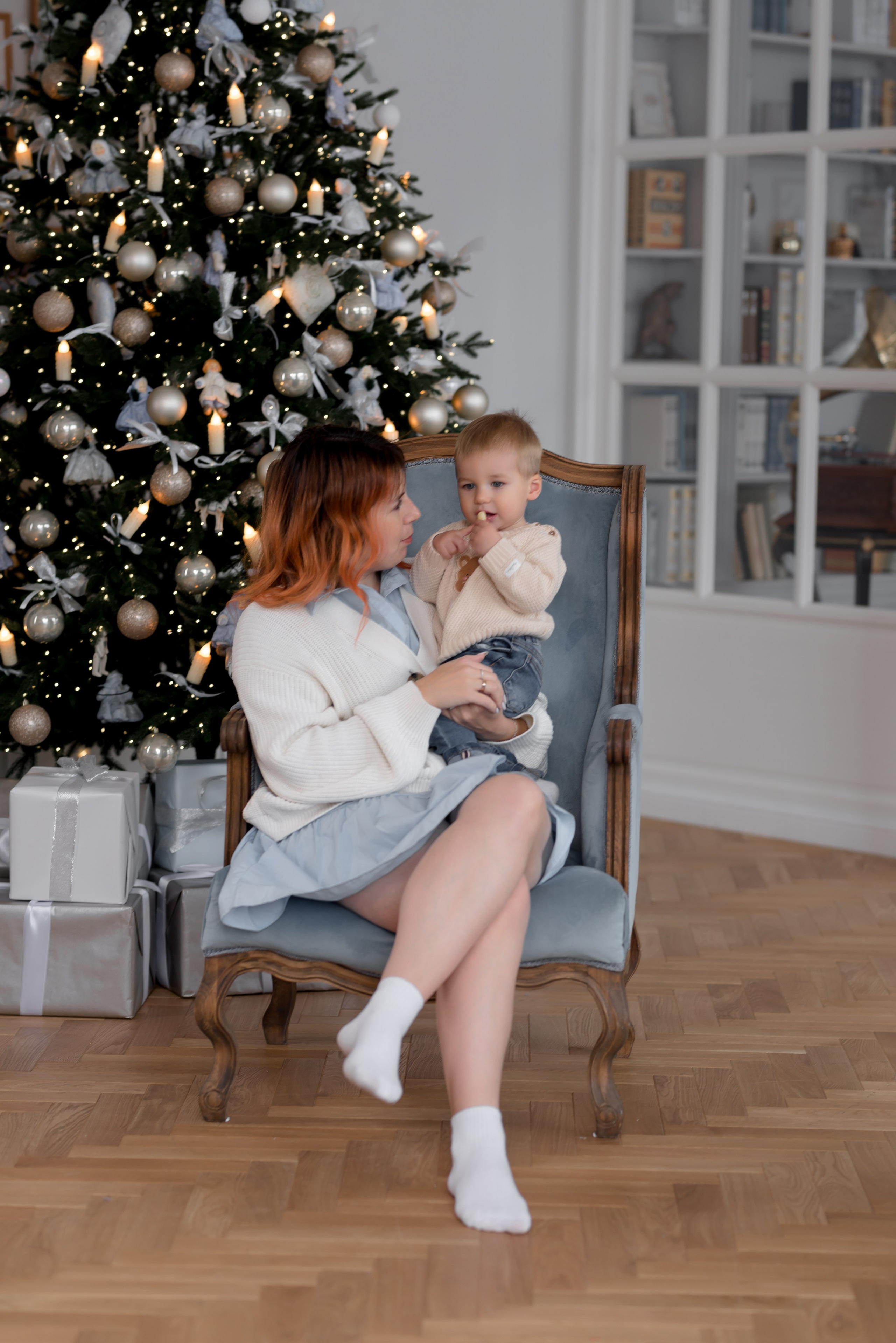 Новогодняя фотосессия Юлия и Саша. Портретный фотограф в г. Москва Солнцево Яковлева Анастасия