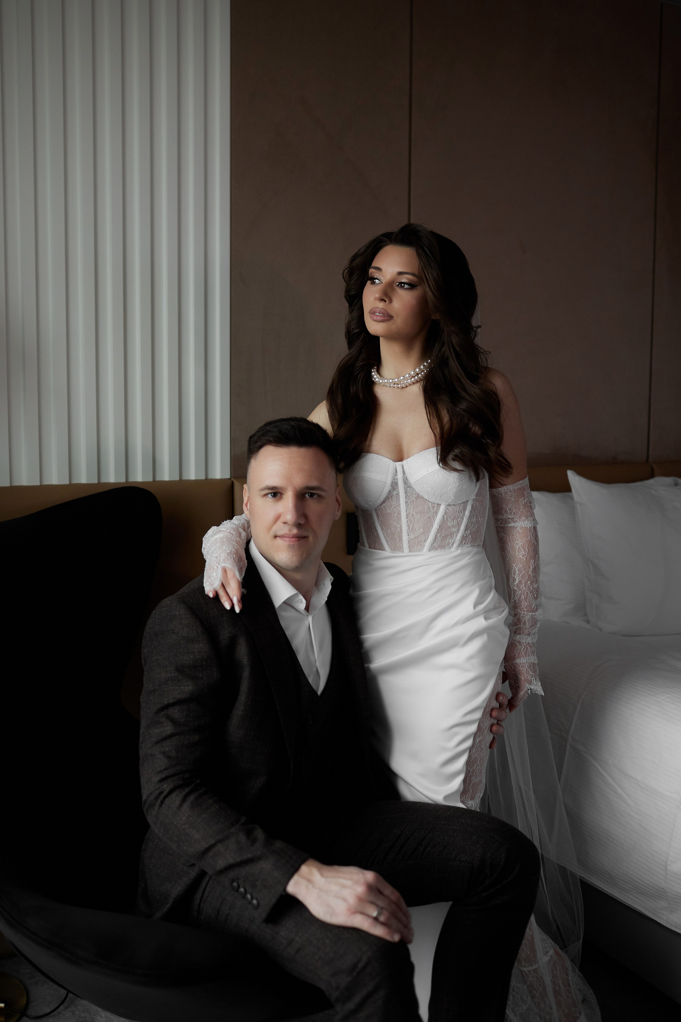 Кристина и Олег в отеле. Свадебный фотограф Москва Калуга