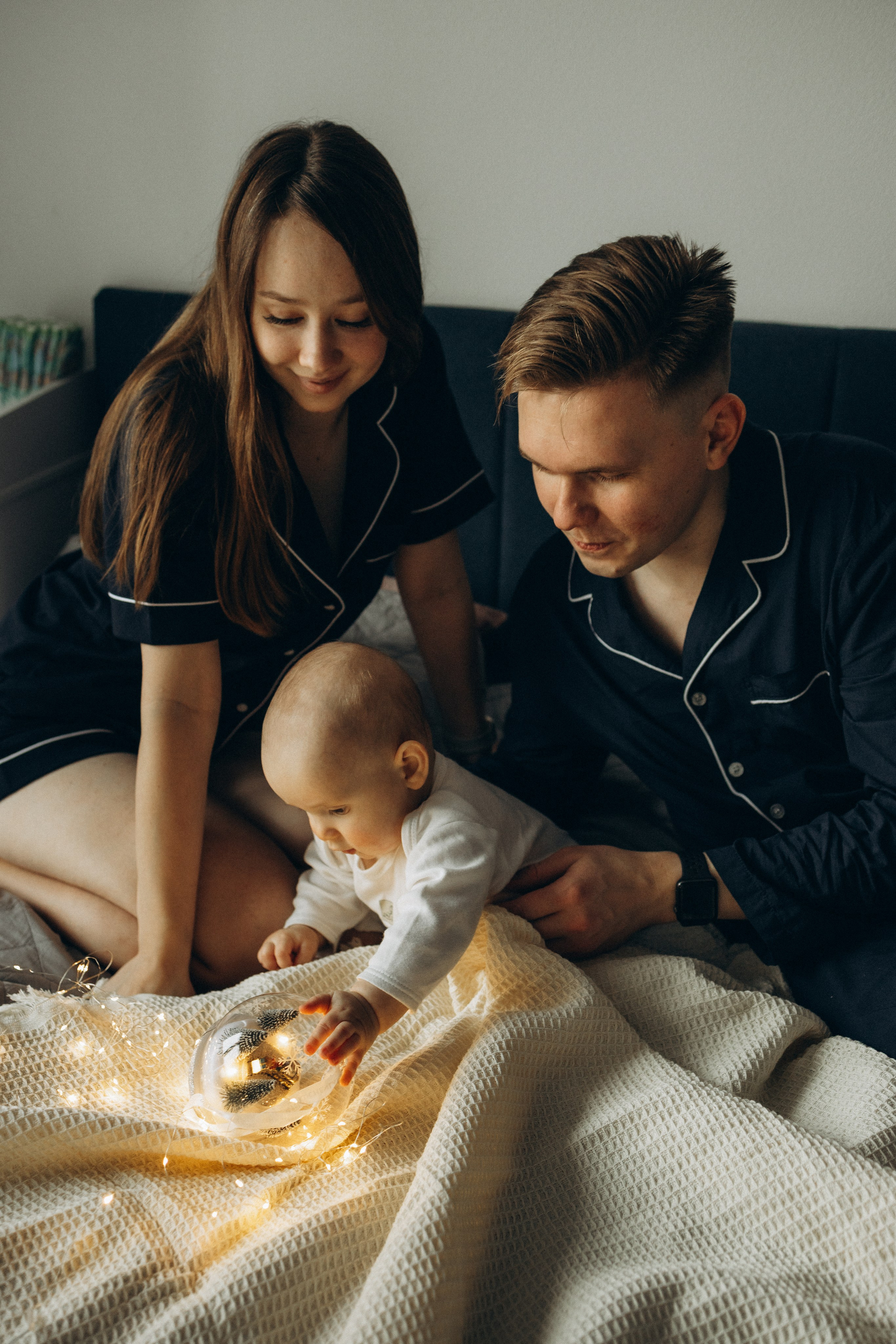 Первый Новый год Андрюши. Фотограф lifestylе в Москве Пшеничная Анастасия