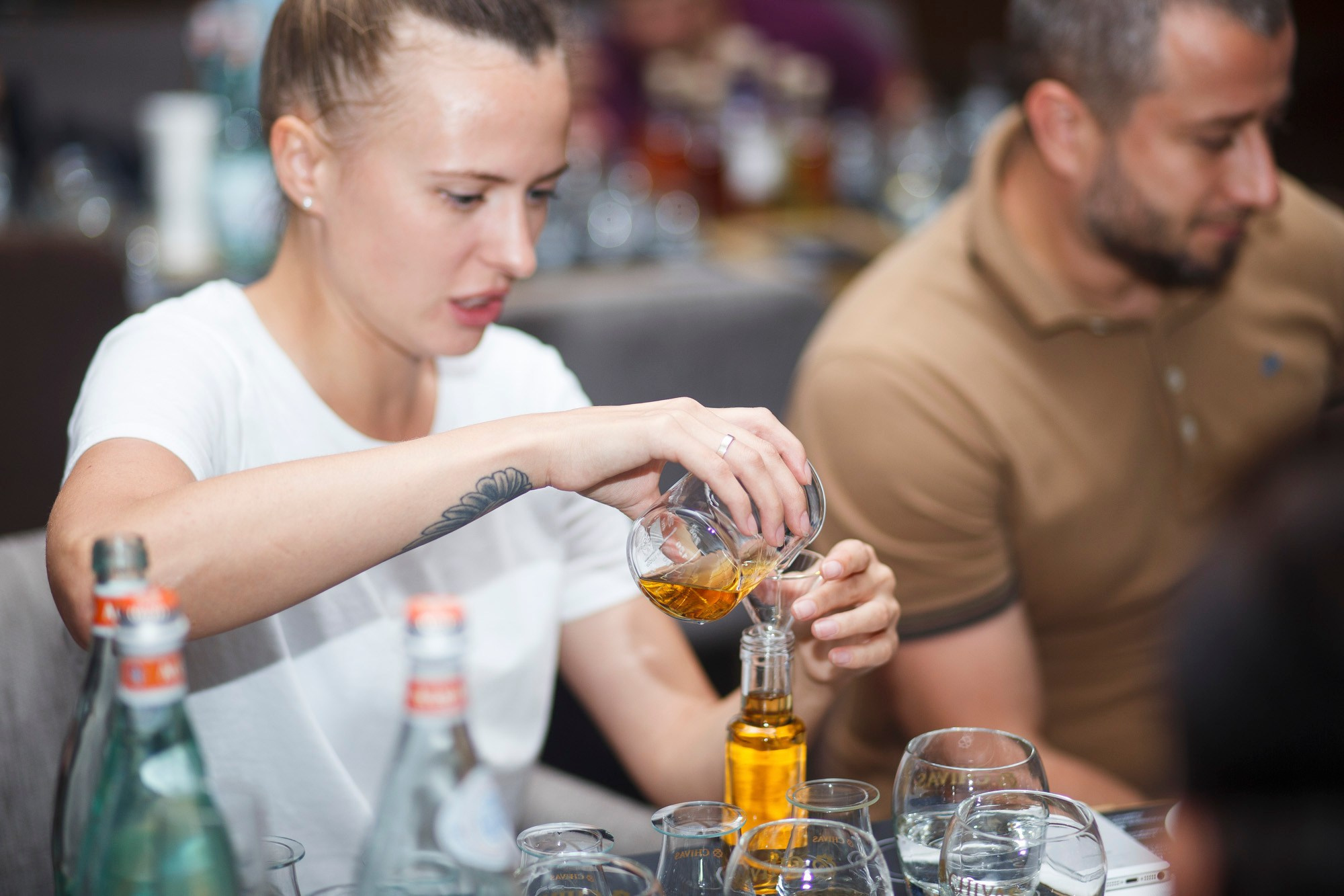 Dinner Chivas. Reportage and staged photographer Natalia Sannikova