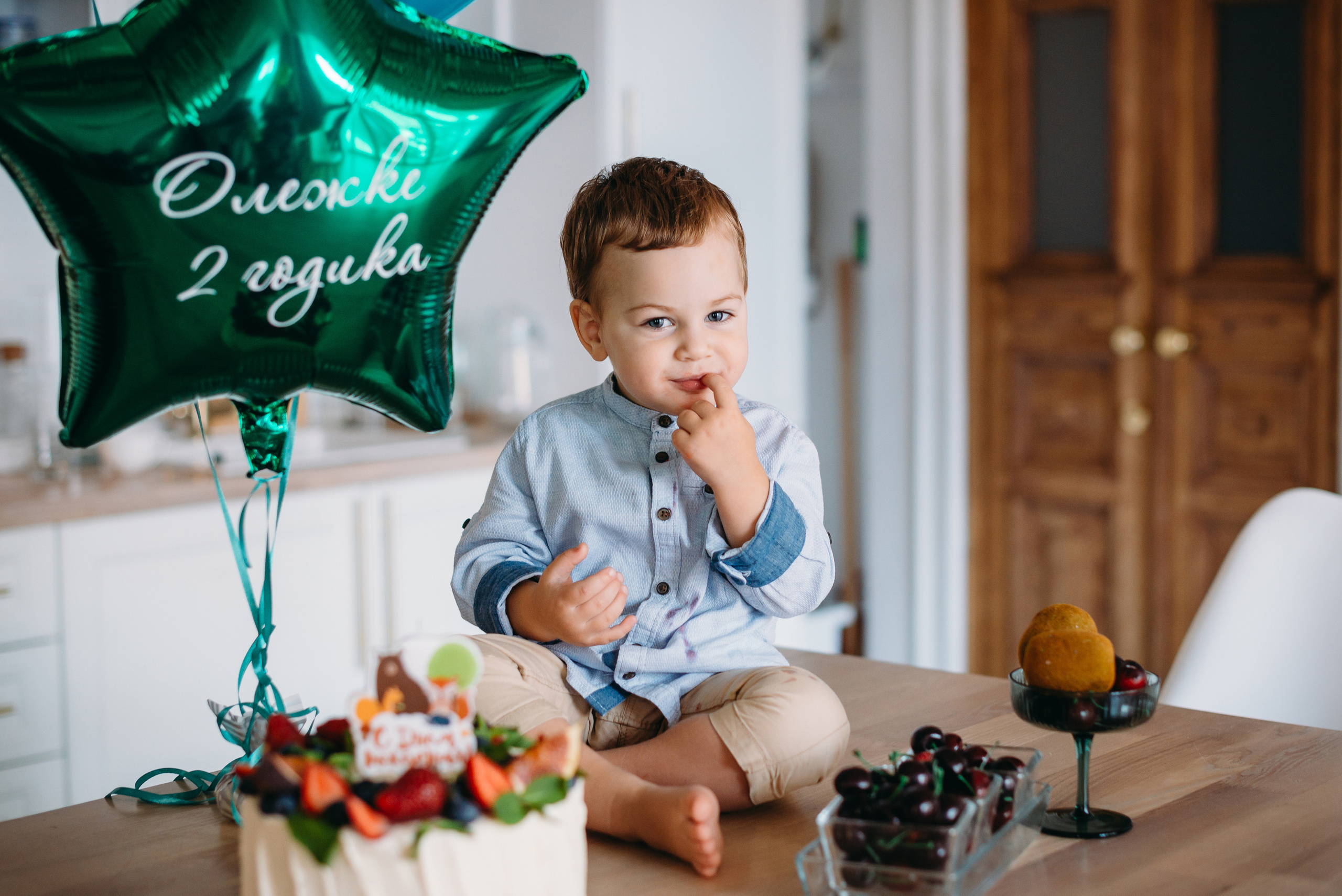День рождения в студии. Семейный и детский фотограф в Санкт-Петербурге Маша Бичан