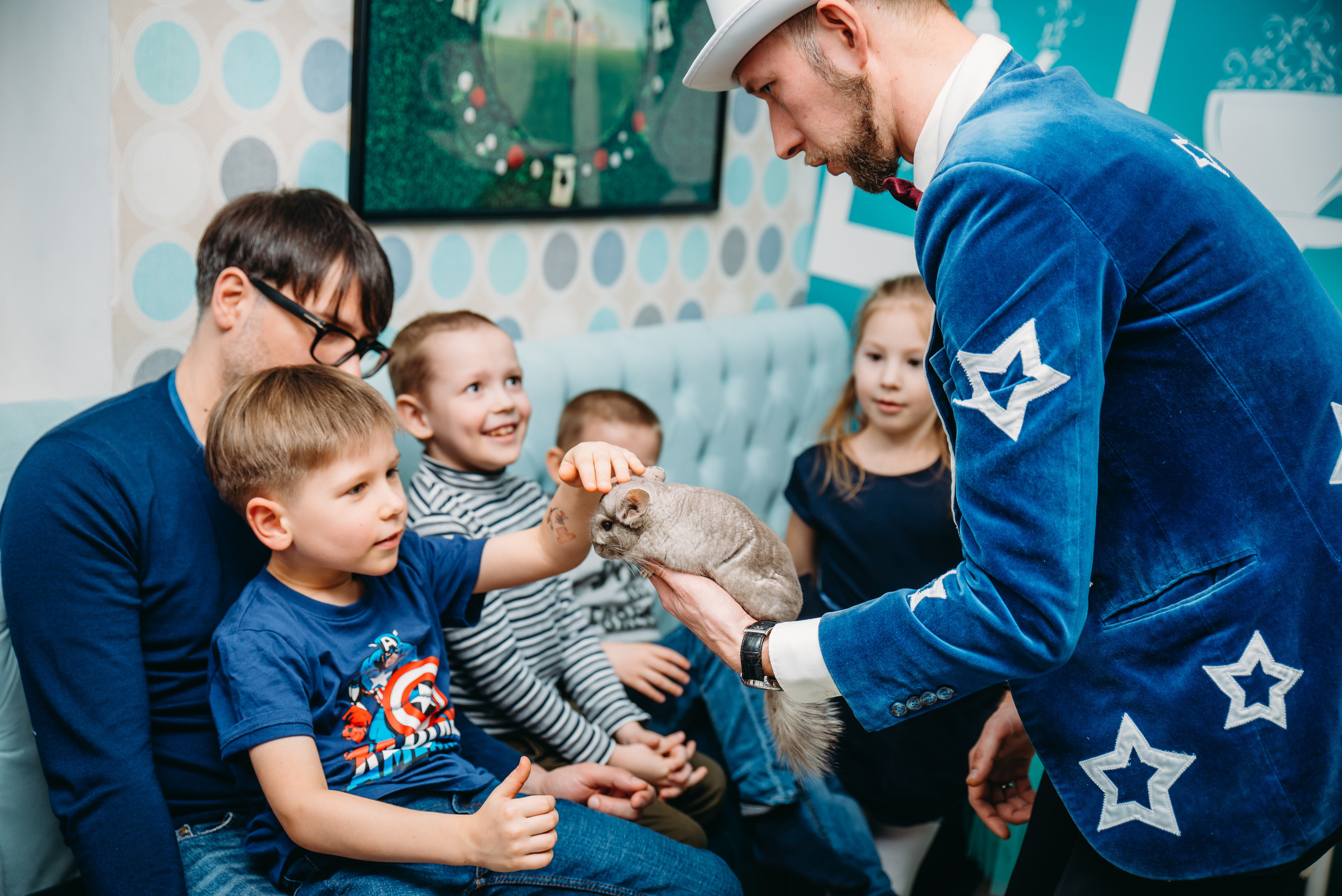 День рождения с фокусами. Семейный и детский фотограф в Санкт-Петербурге Маша Бичан