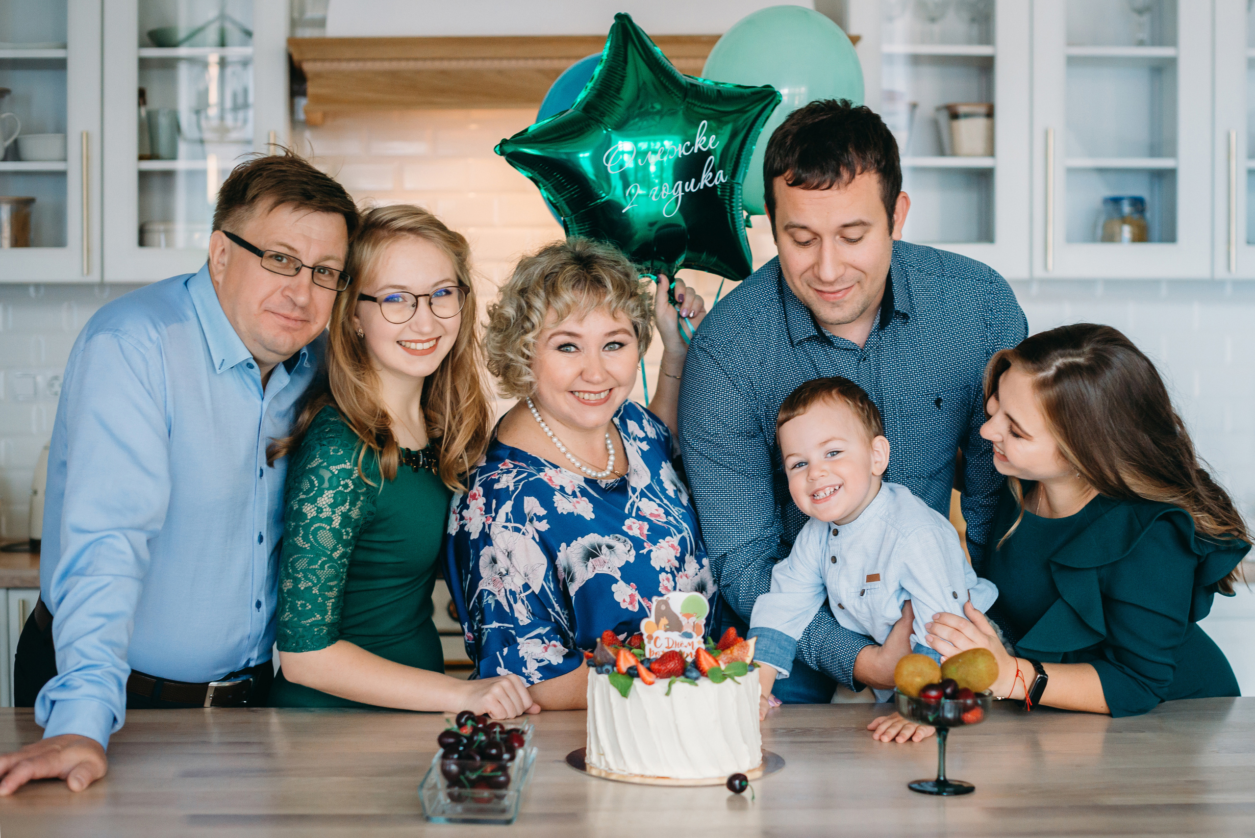 День рождения в студии. Семейный и детский фотограф в Санкт-Петербурге Маша Бичан