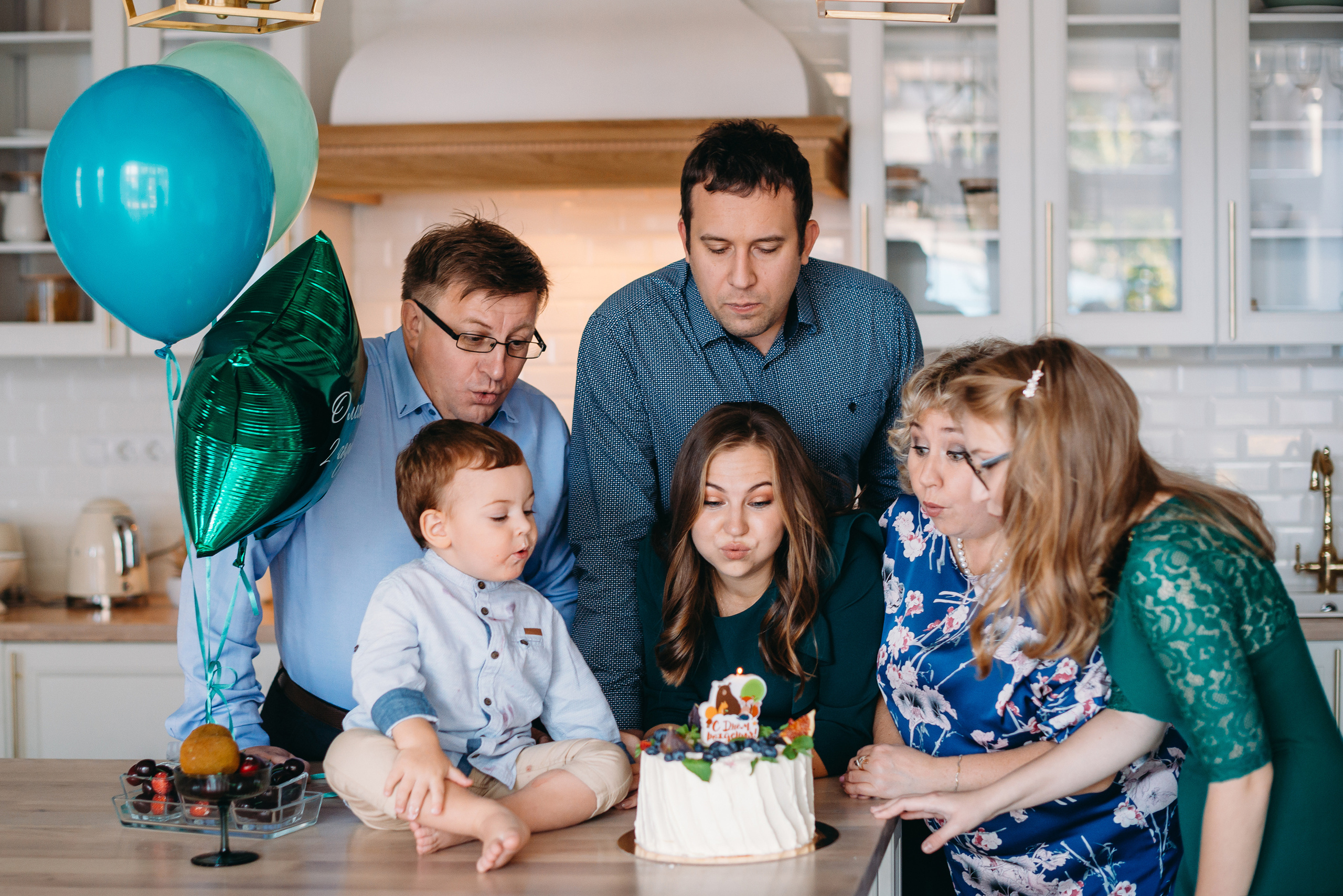 День рождения в студии. Семейный и детский фотограф в Санкт-Петербурге Маша Бичан