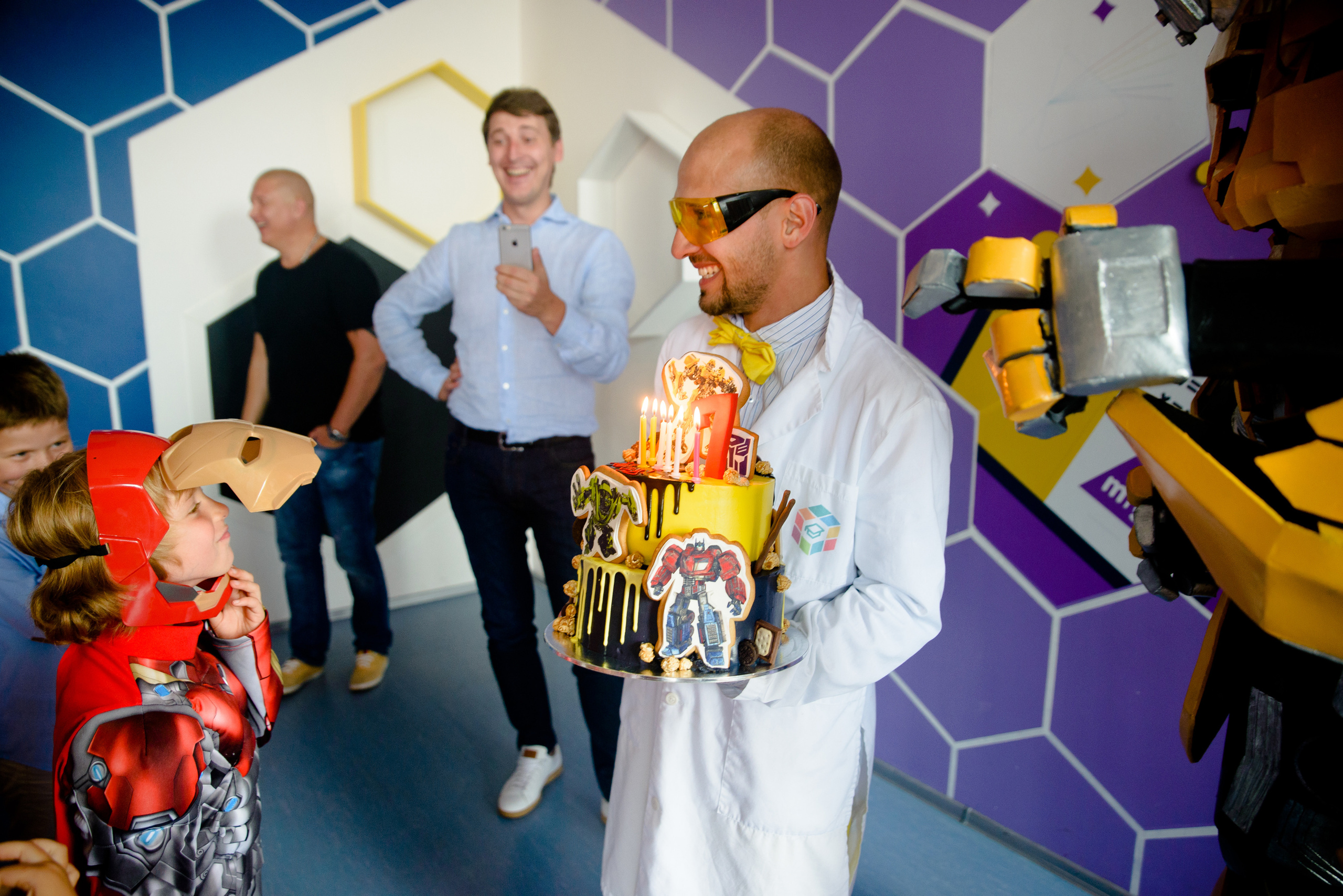 День рождения в Кидрум СПб. Семейный и детский фотограф в Санкт-Петербурге Маша Бичан