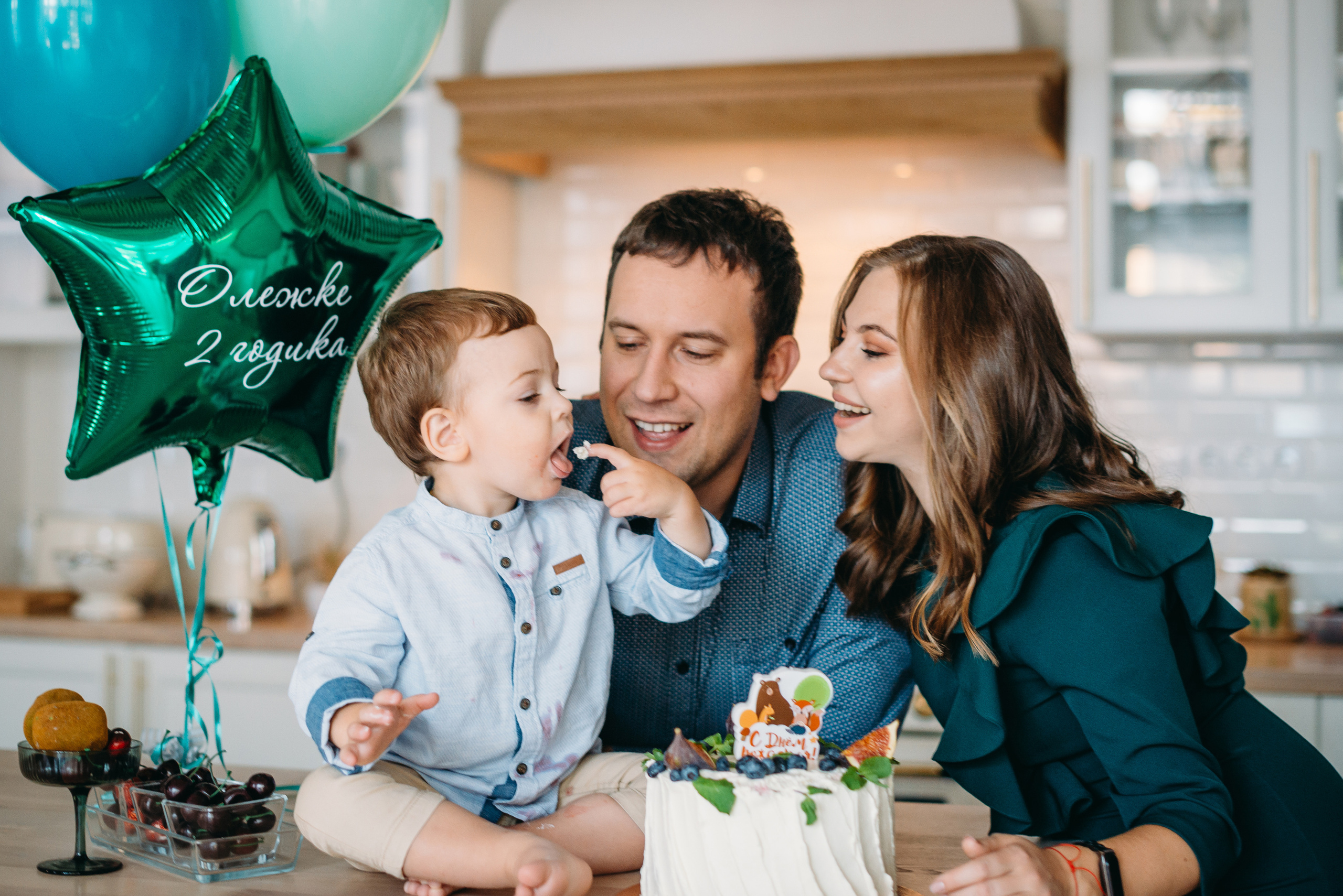 День рождения в студии. Семейный и детский фотограф в Санкт-Петербурге Маша Бичан