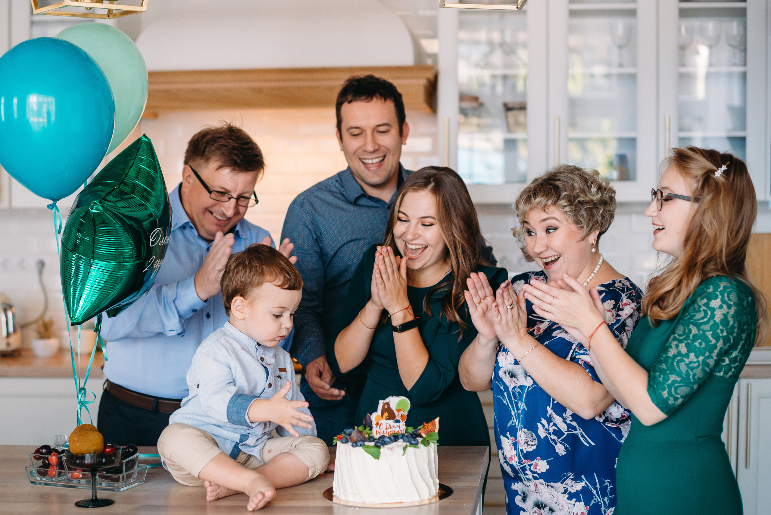 День рождения в студии. Семейный и детский фотограф в Санкт-Петербурге Маша Бичан