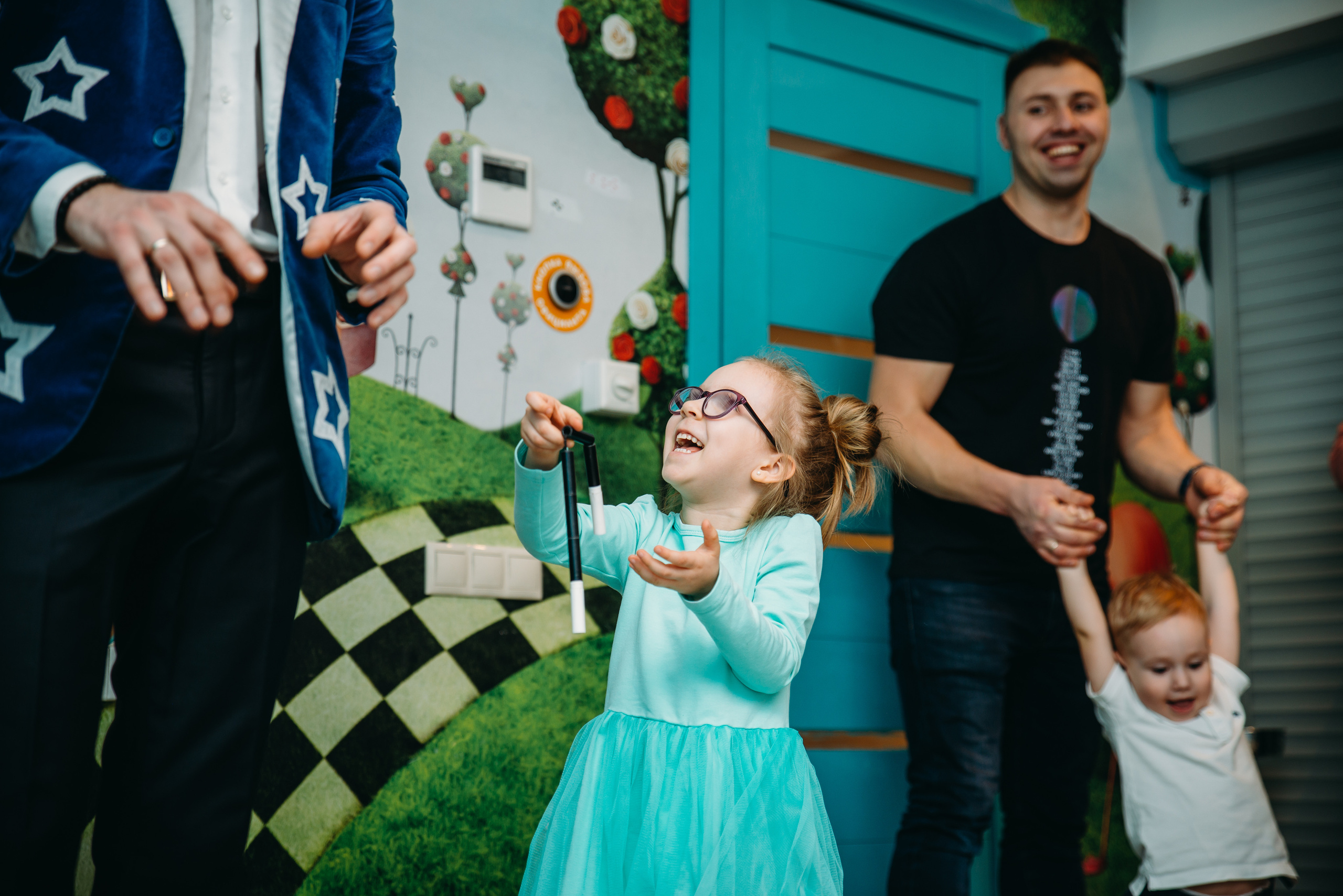 День рождения с фокусами. Семейный и детский фотограф в Санкт-Петербурге Маша Бичан