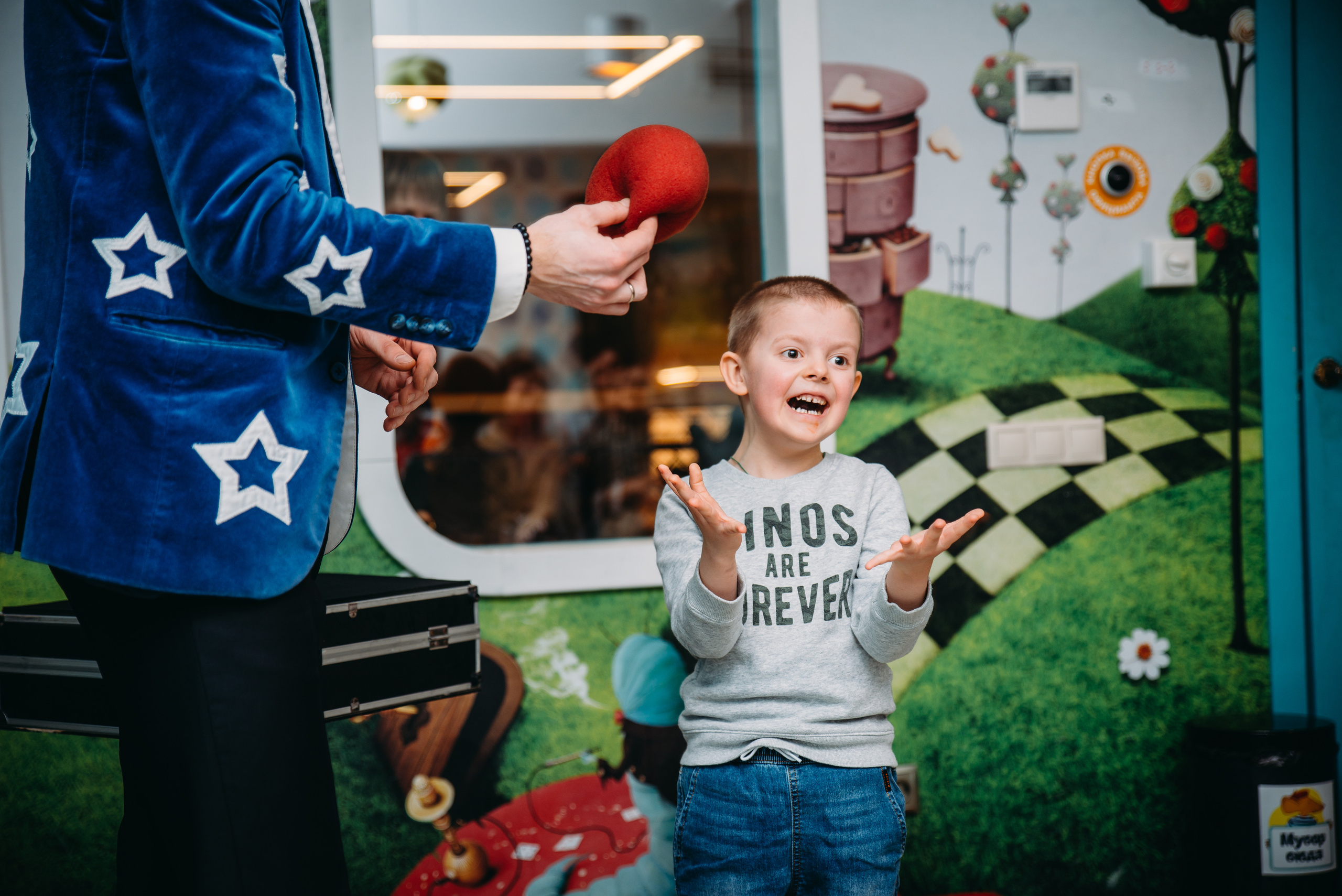 День рождения с фокусами. Семейный и детский фотограф в Санкт-Петербурге Маша Бичан