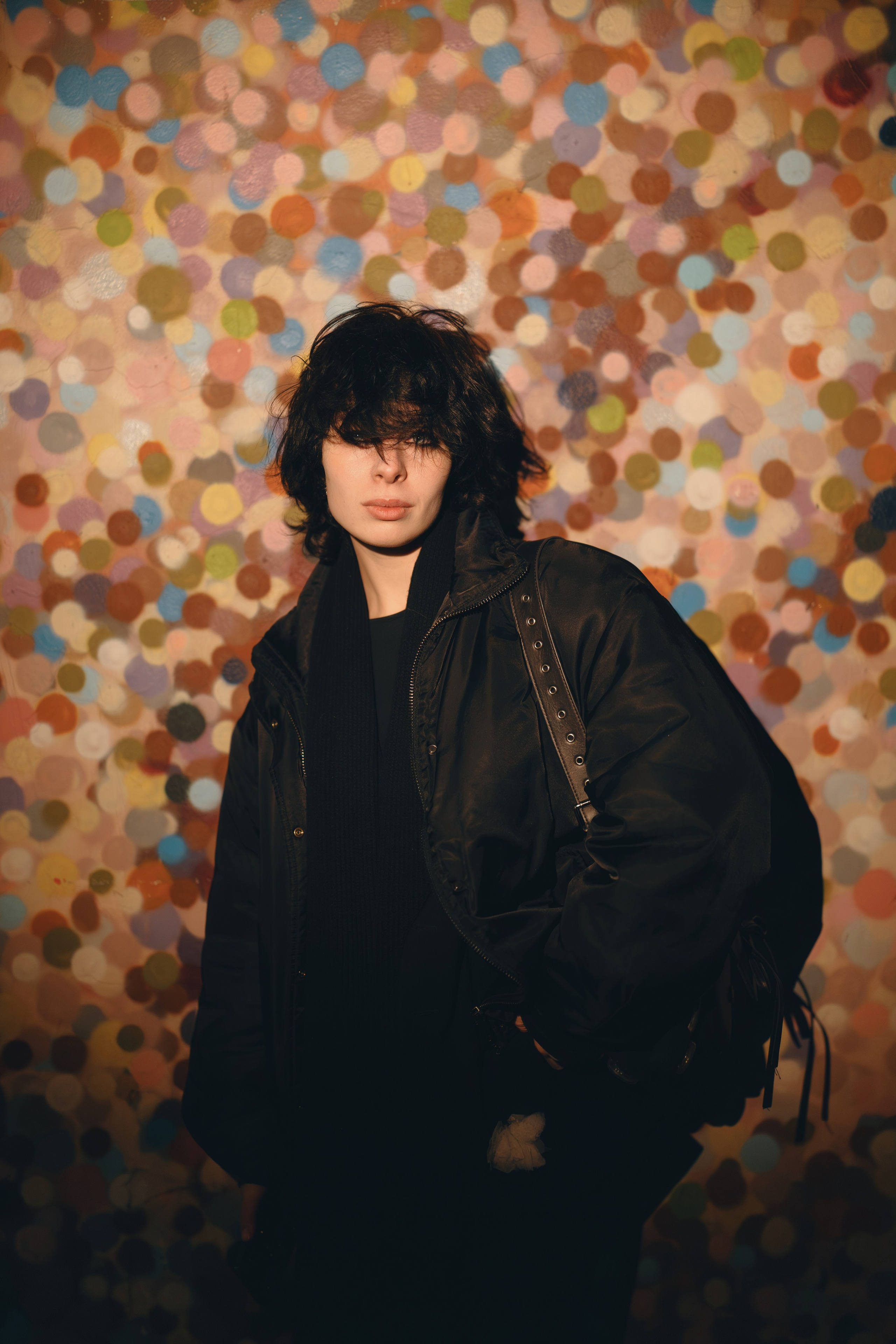 Лилуна портретная съемка ночь и мобильный свет. Портретный фотограф из Москвы. Павел Попов