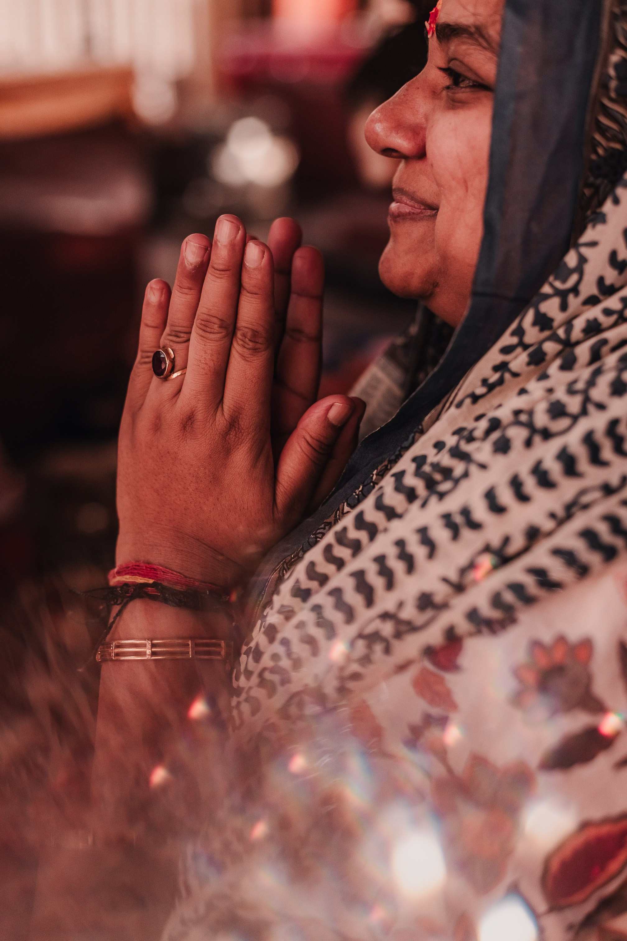 Lakshmi pooja in India. Mariam Bagdasaryan
