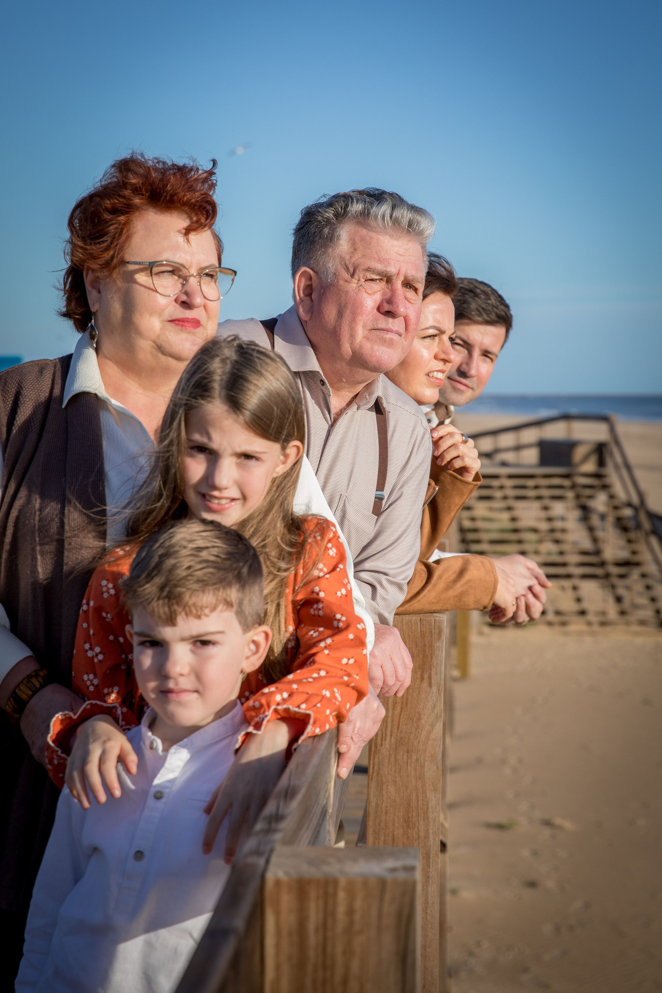 Three Generations by the Ocean. Professional Photographer in Portugal. Oksana Lomnova